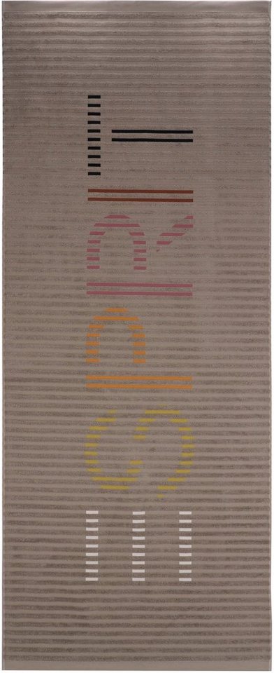 Esprit Saunatuch Spa, Walkfrottier (1-St), mit Schriftzug, gestreift,  Saunatuch mit Multicolour Esprit Schriftzug