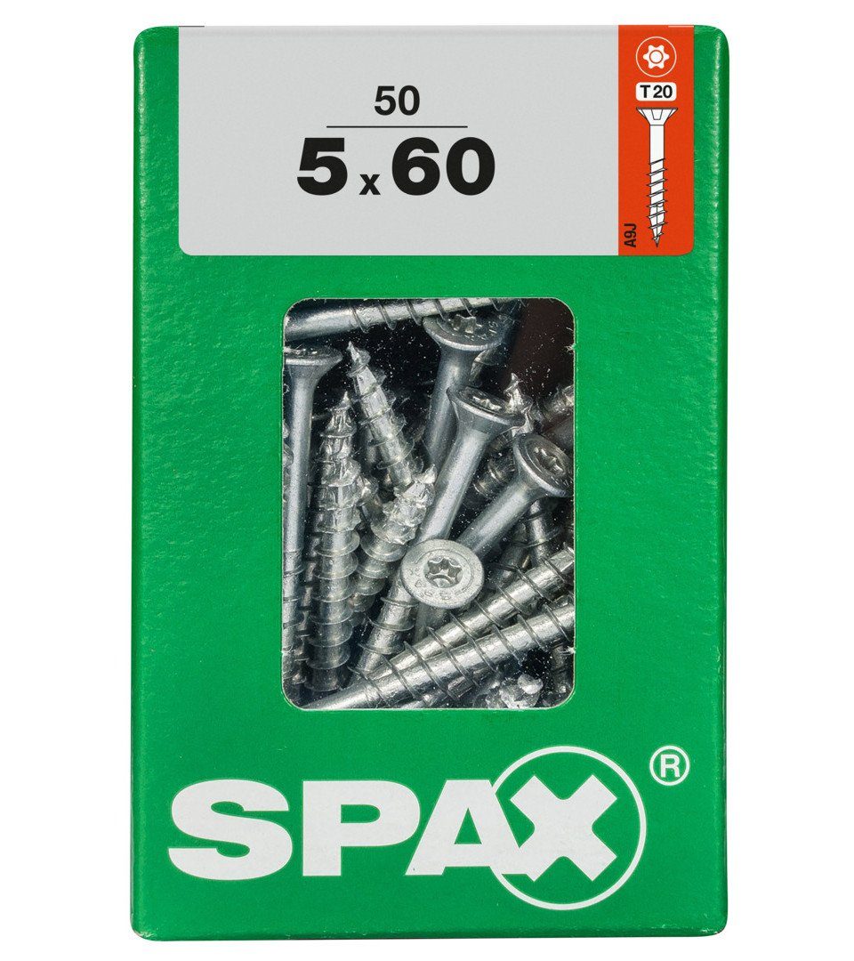 SPAX Holzbauschraube Spax Universalschrauben 5.0 x 60 mm TX 20 - 50