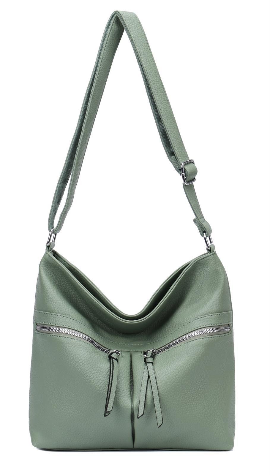Schultertasche Damen Tasche Shopper Umhängetasche CrossOver Handtasche Reisetasche