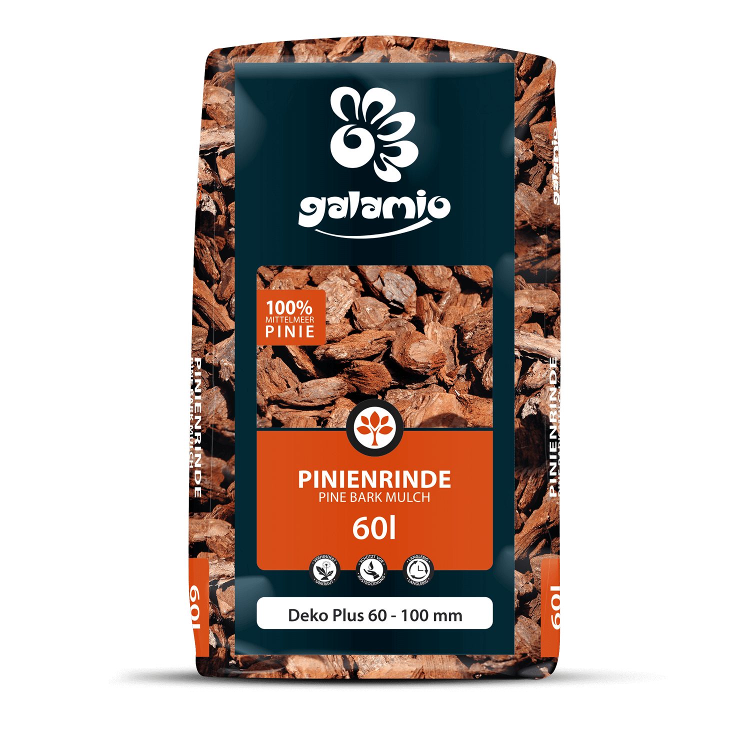 GALAMIO Pinienrinde Pinie Deko Plus, (Palette, 39-St)