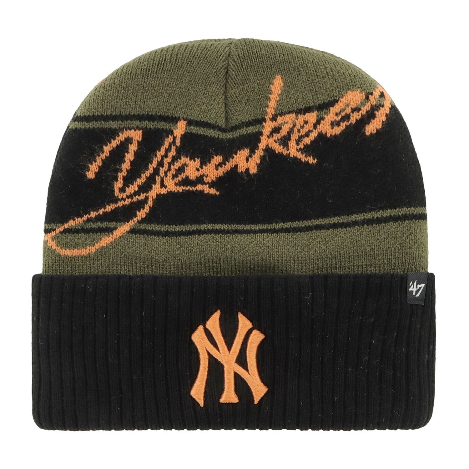 '47 Brand Fleecemütze Beanie ITALIC New York Yankees