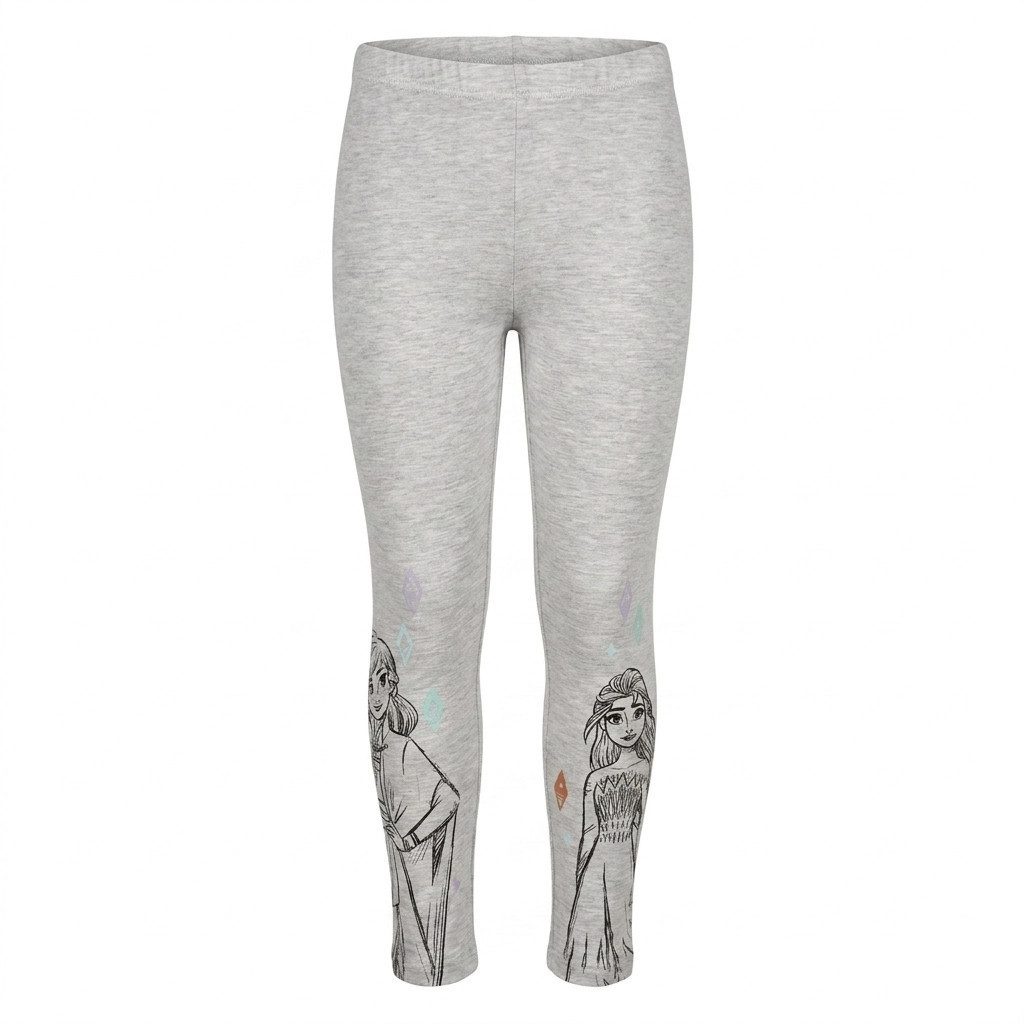 Disney Frozen Leggings Die Eiskönigin Elsa und Anna Mädchen Kinder Leggings Gr. 104 bis 134