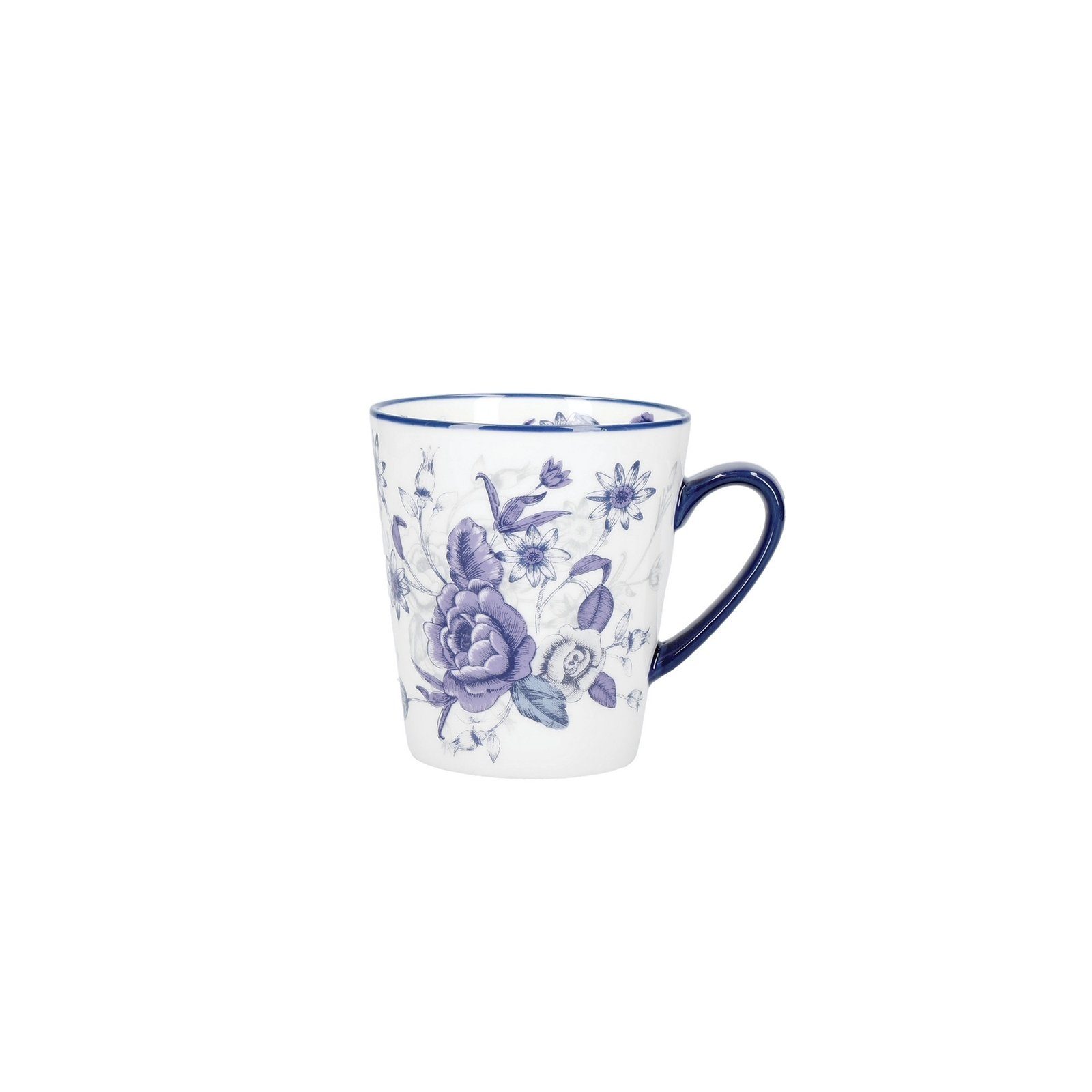Keramik Kaffeetasse Tasse ml, 300 in Optik Neuetischkultur floraler Teetasse