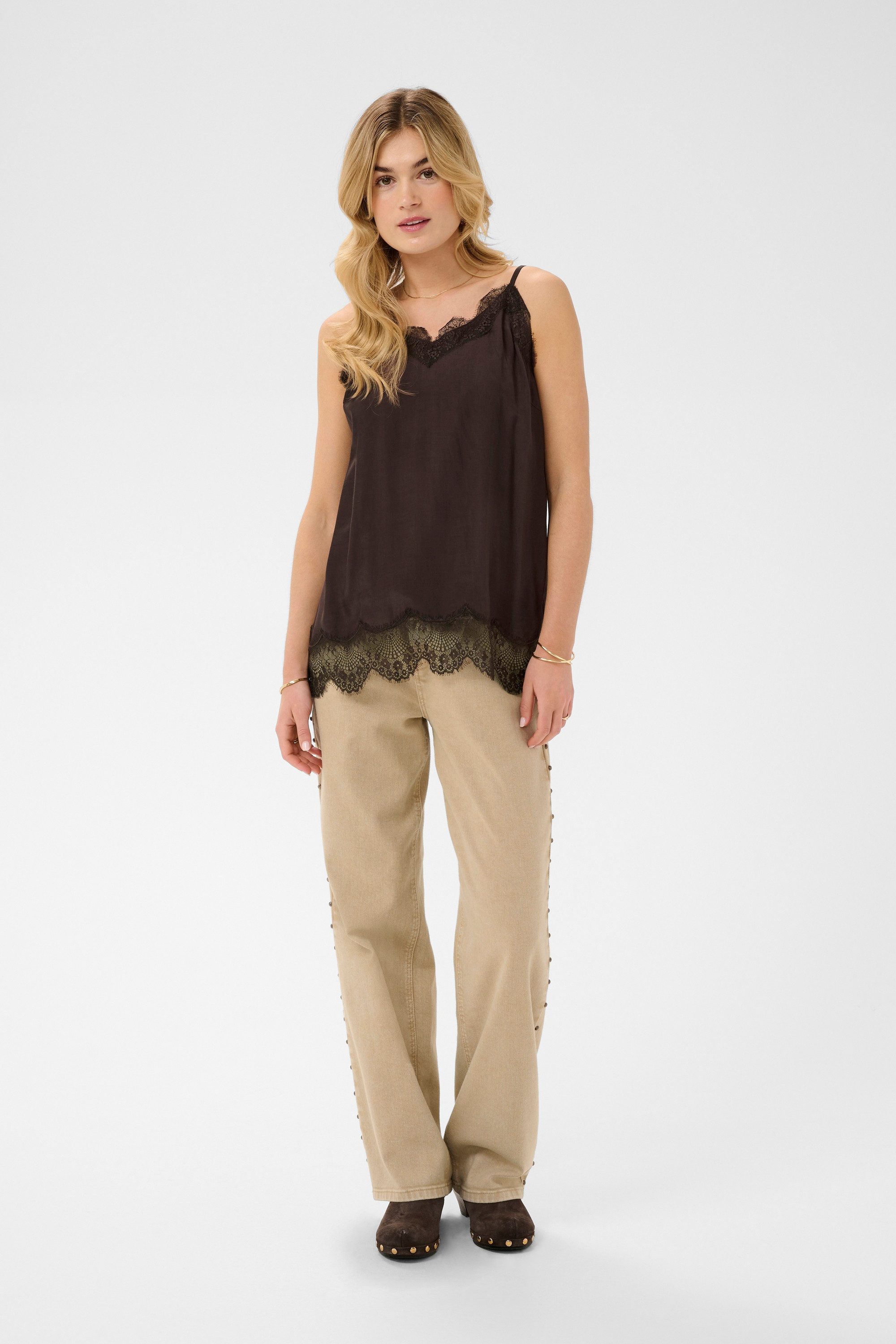 Cream Kurzarmbluse Bluse ärmellos CRTriniti