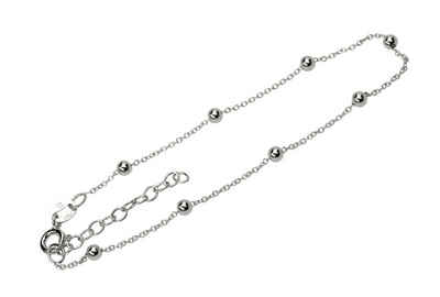 SILBERMOOS Silberarmband »Rolo-Armband "Dots"«, 925 Sterling Silber
