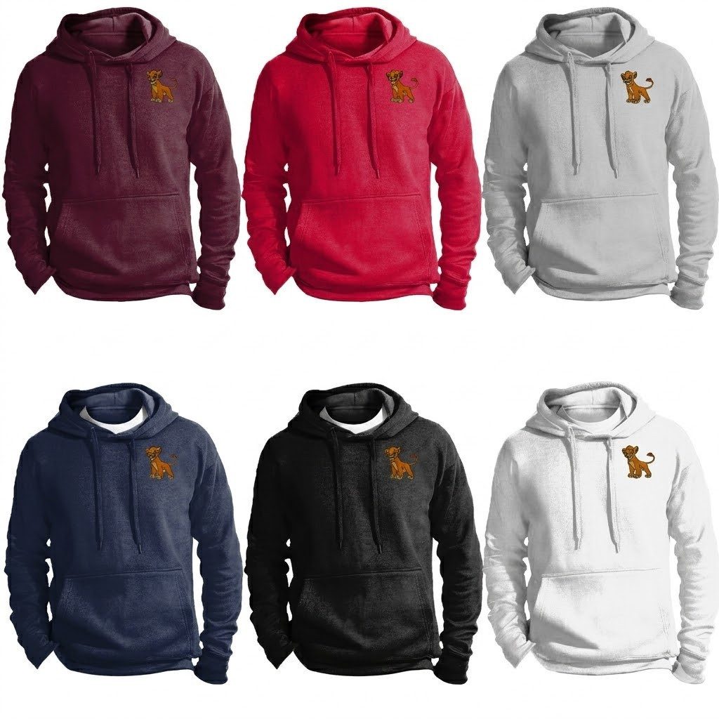 Blondie & Brownie Hoodie Simba König Löwen löwe Sahara Retro Kino Film Vintage Herren hoodie SimbaPatches Premium Sahara Löwe Hoodie