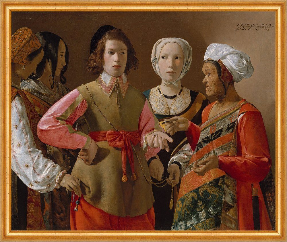 Kunstdruck The Fortune Teller Georges de la Tour Frauen Wahrsagerei B A2 02055 G