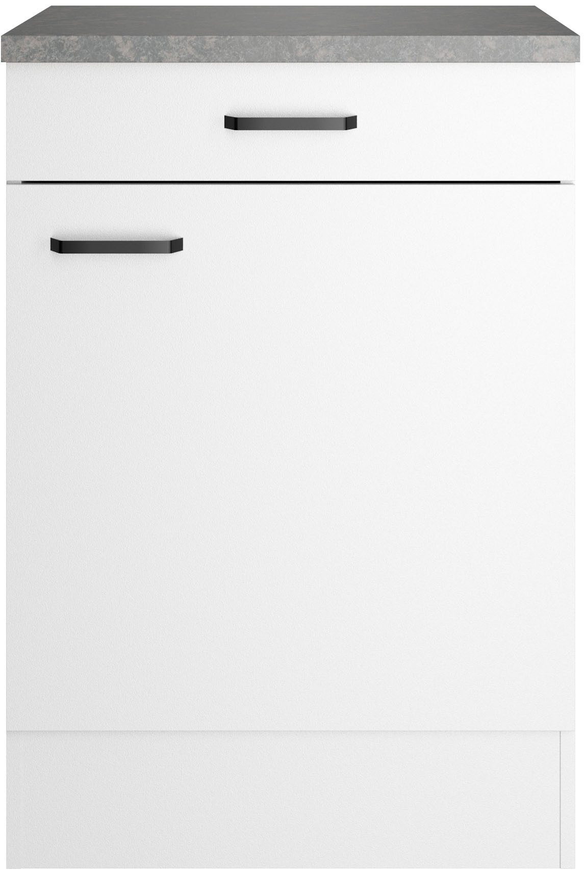 OPTIFIT Unterschrank OPTImulti Breite 60 cm, Tiefe 60 cm, mit 1 Tür, 1 Schubkasten, 1 Einlegeboden