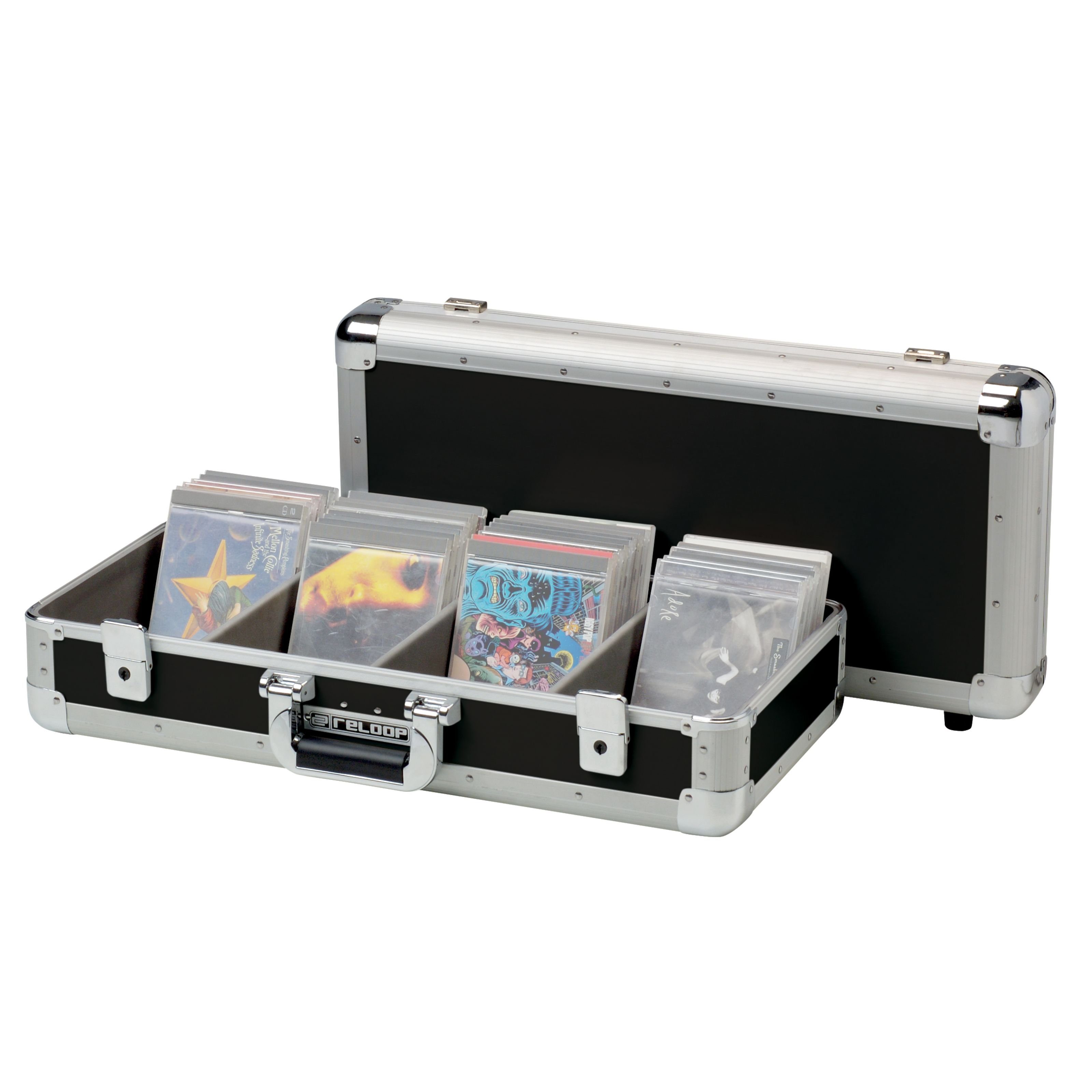 Reloop® DVD-Hülle, Club Series 100er CD Case black - DJ Media Case