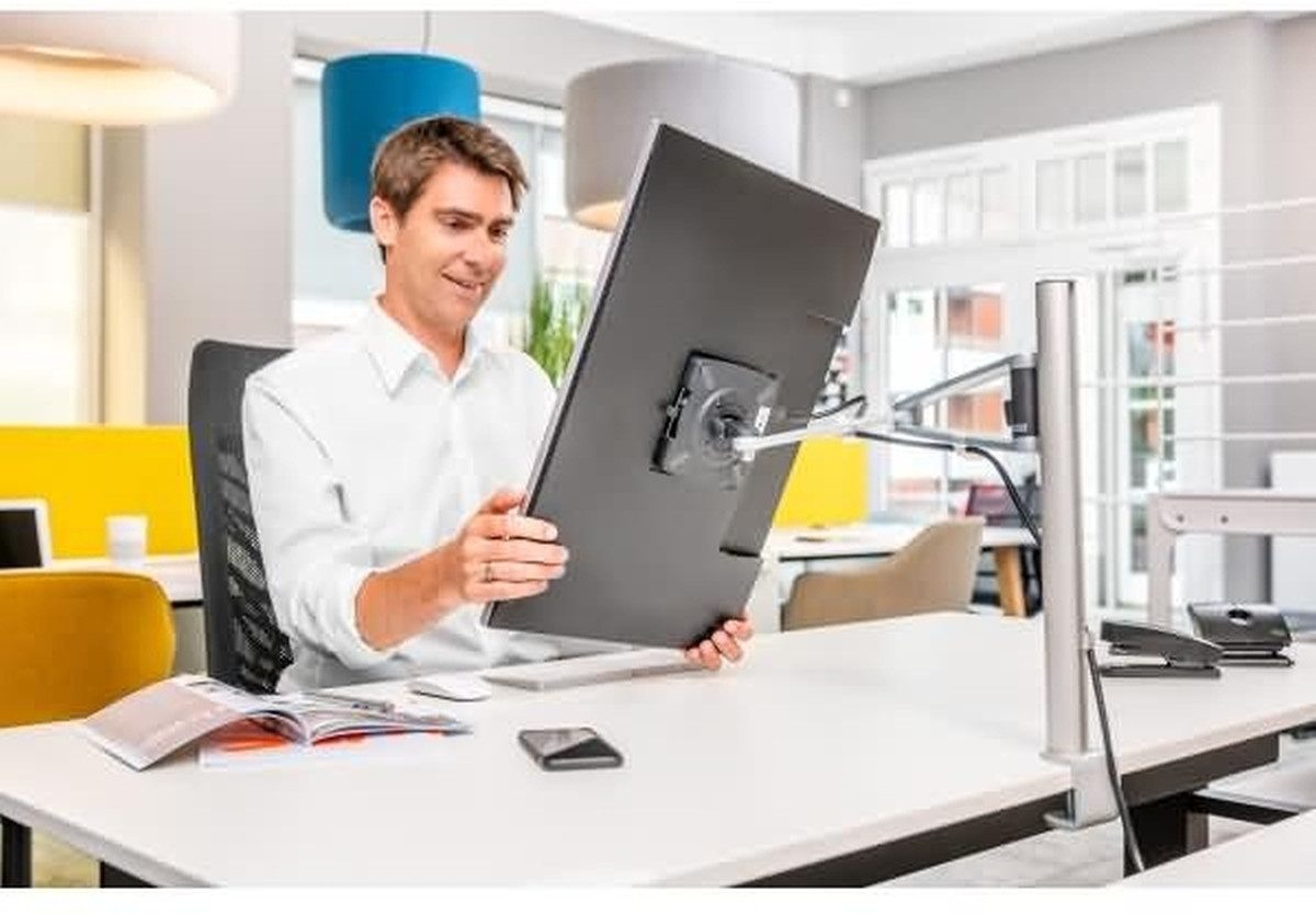NOVUS Monitor-Halterung Monitorhalter-Set MY one plus 2.0 C. aus MY base C und MY arm 2.0