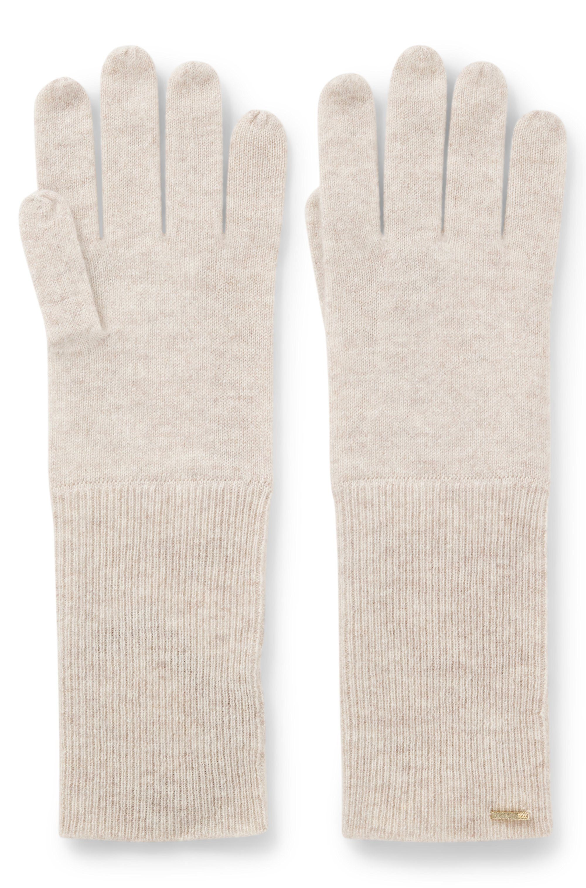 BOSS Strickhandschuhe Lelona gloves aus weicher Kaschmirqualität