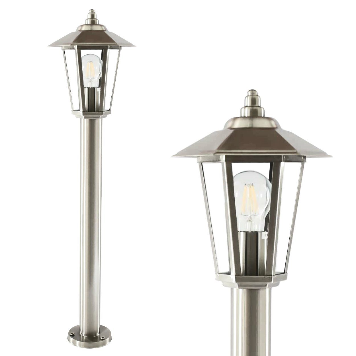 Maxkomfort Außen-Stehlampe 601-800 Standleuchte, ohne Leuchtmittel, Standleuchte E27