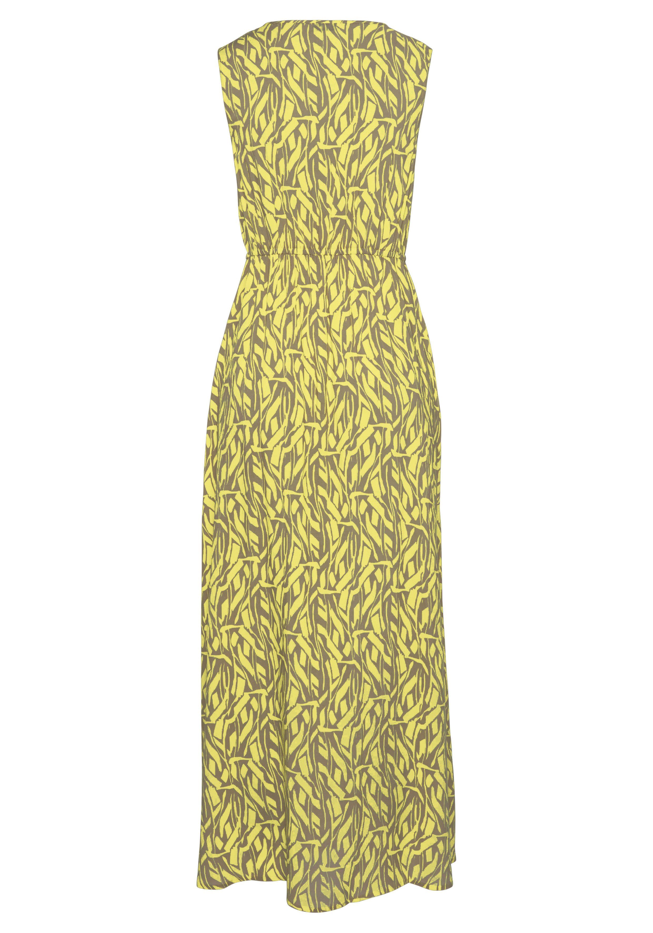 Buffalo Maxikleid limone-sand