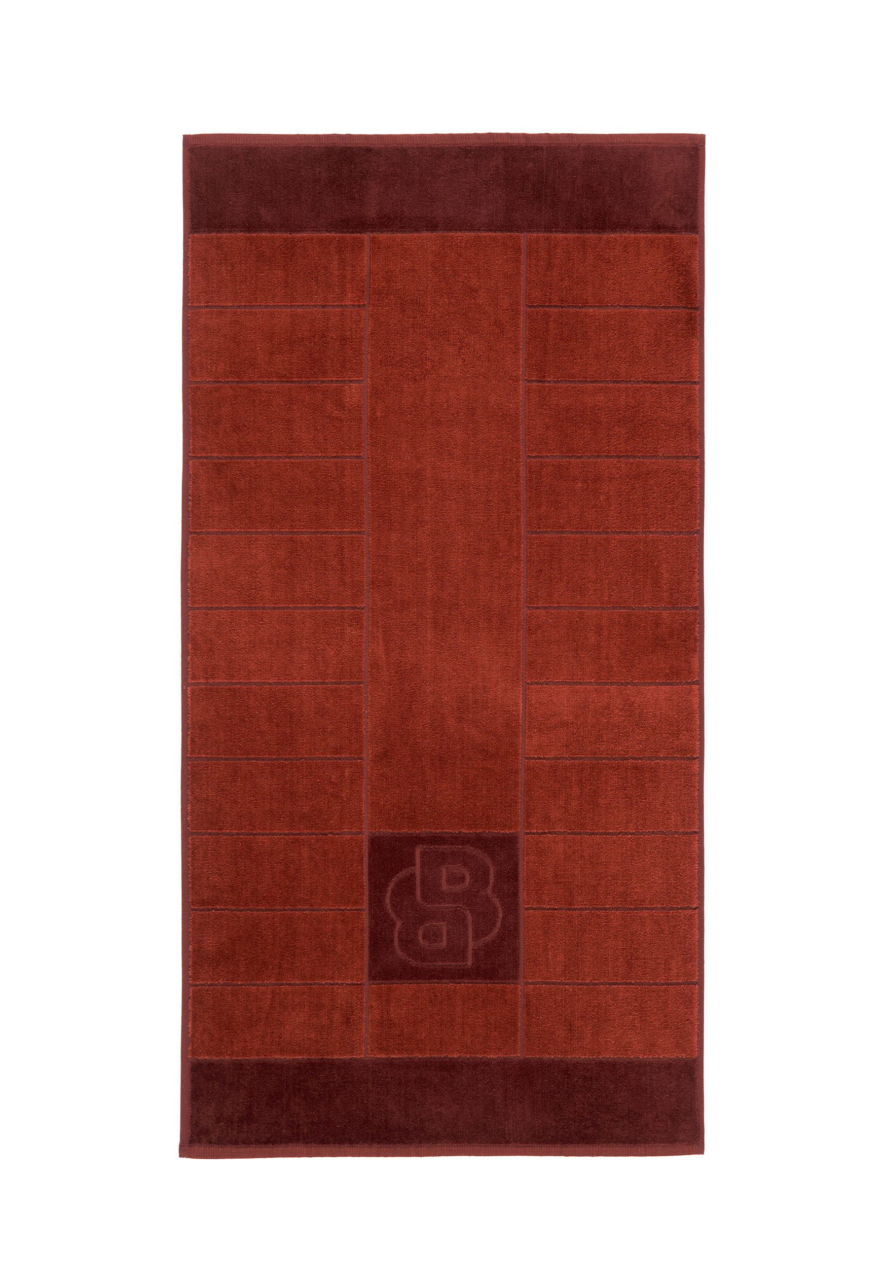 Hugo Boss Home Handtücher Doubleb Handtuch, (1-St), mit Label-Applikationen