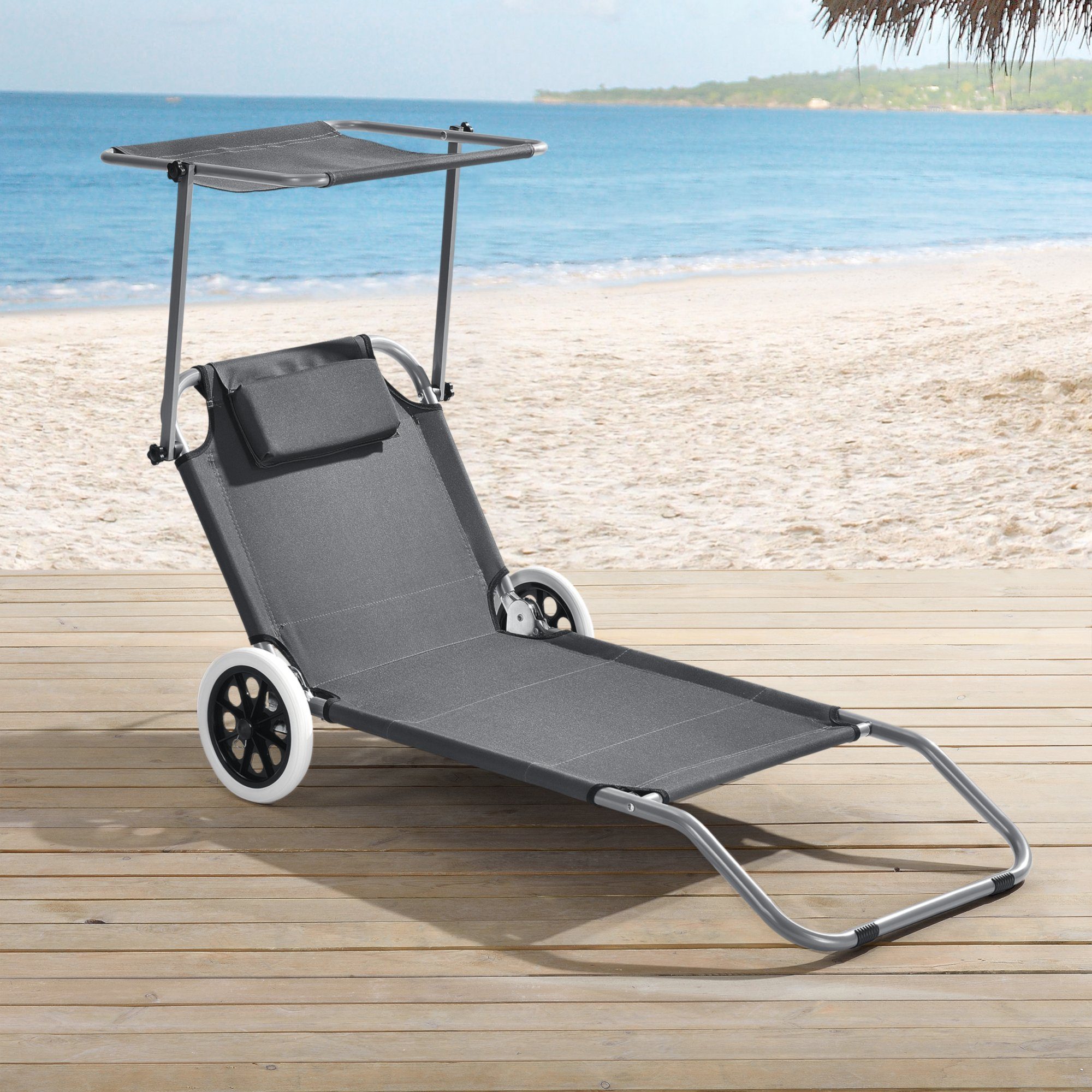 casa.pro Gartenliege, Set, 2er, »Falun« Sonnenliege günstig online kaufen