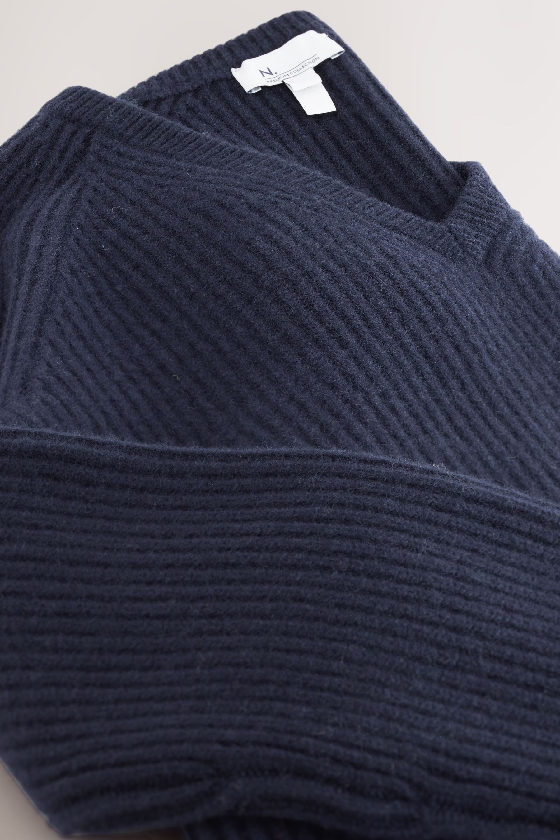 Next V-Ausschnitt-Pullover N. Premium Grobstrickpullover mit V-Ausschnitt ( günstig online kaufen