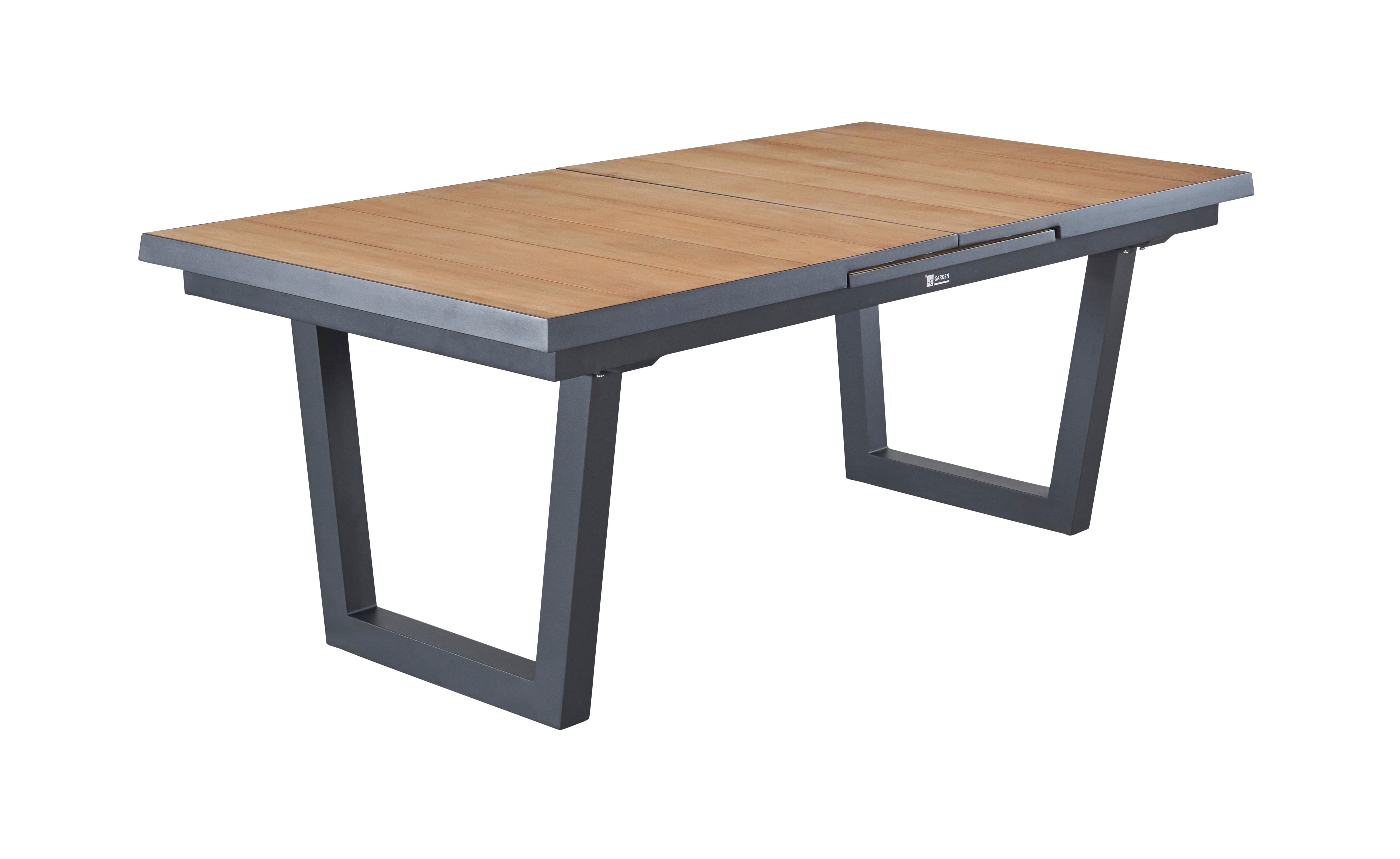 LC Garden Gartentisch LC Garden Kumaso Ausziehtisch Aluminium/Teakholz