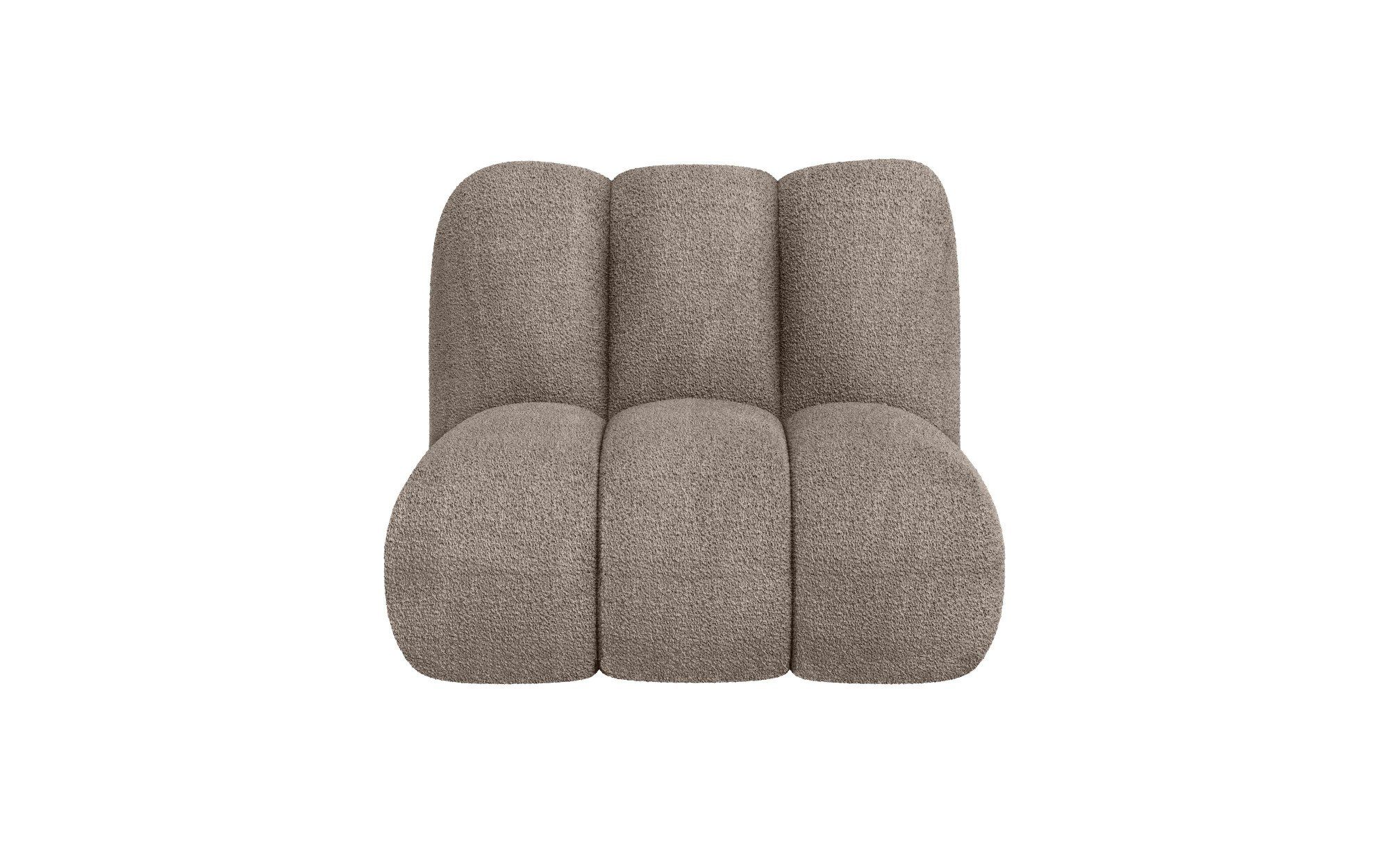 LeGer Home by Lena Gercke Sessel Priya Loungesessel, moderne Steppung, auch in Bouclé, perfektes Einzelstück, gemütlich und modern, B/T/H: 102,5/106,5/83 cm