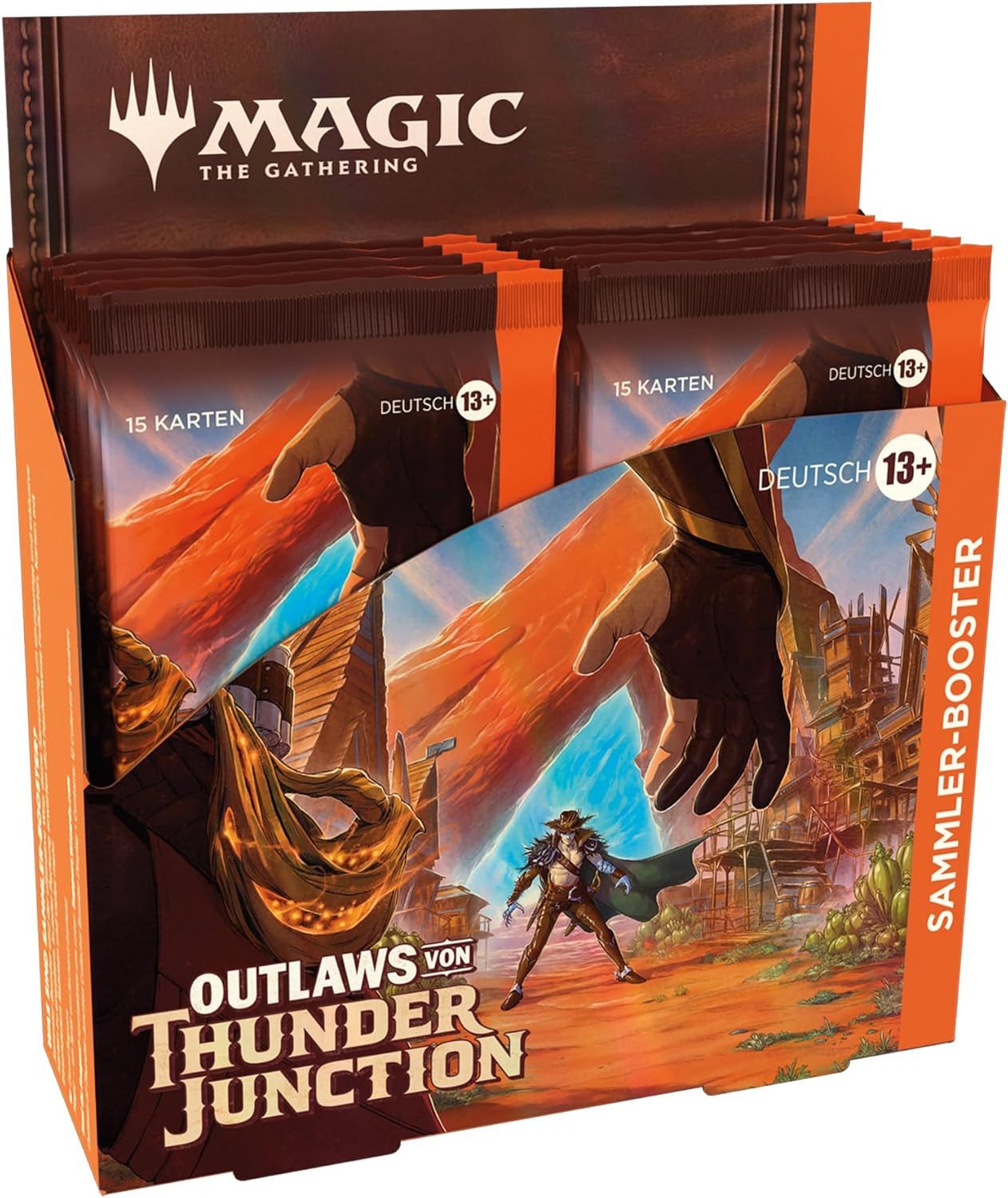 Magic the Gathering Sammelkarte Outlaws von Thunder Junction Sammler Display Deutsch