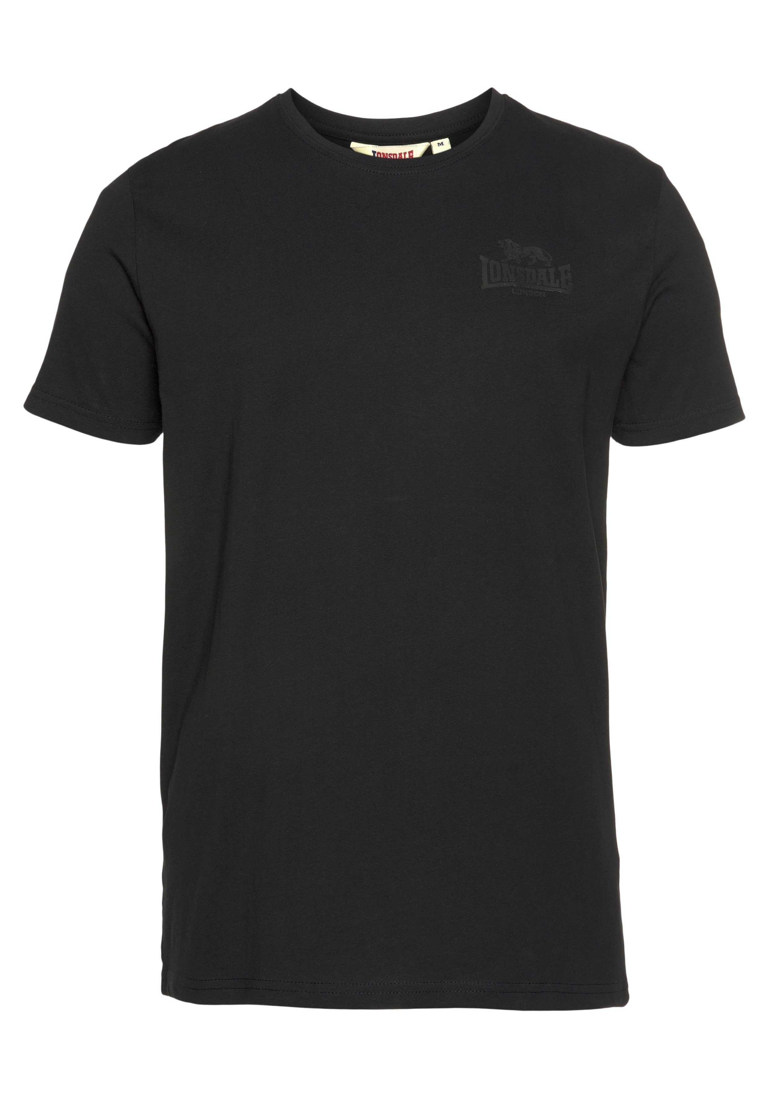 Lonsdale 2-tlg., (Packung, BLAIRMORE 2er-Pack) T-Shirt Black/Olive