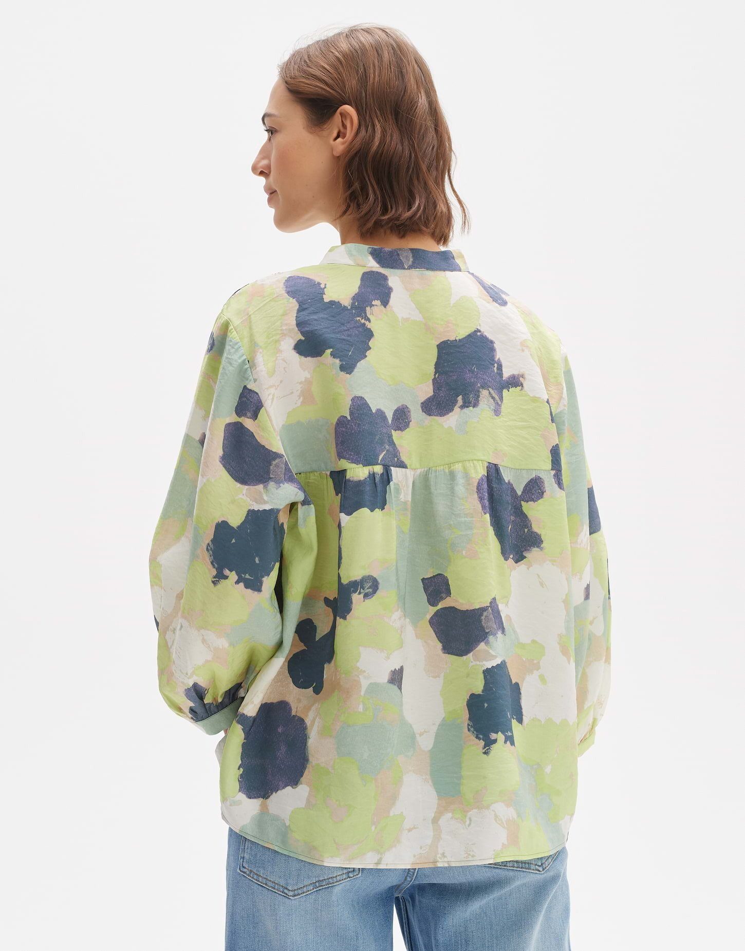 OPUS Langarmbluse Falindo paint