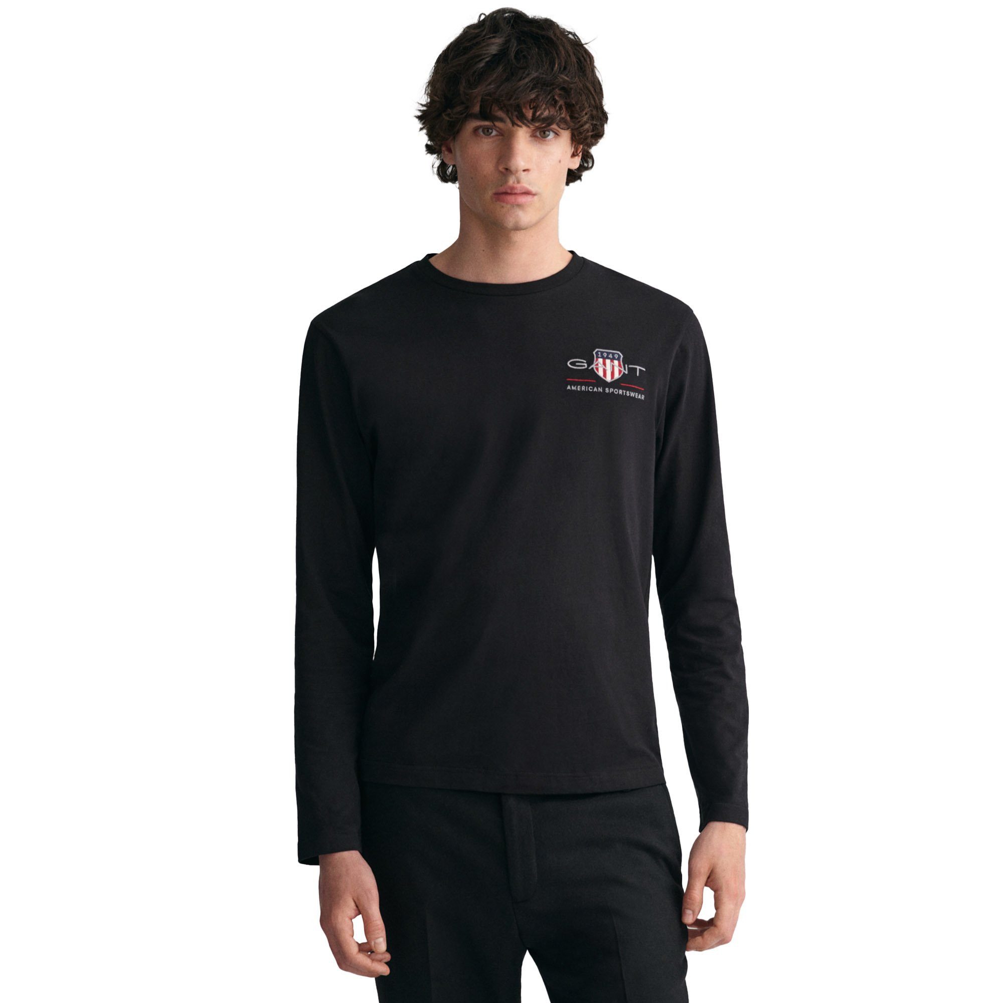 Gant T-Shirt Herren Longsleeve 1er Pack günstig online kaufen