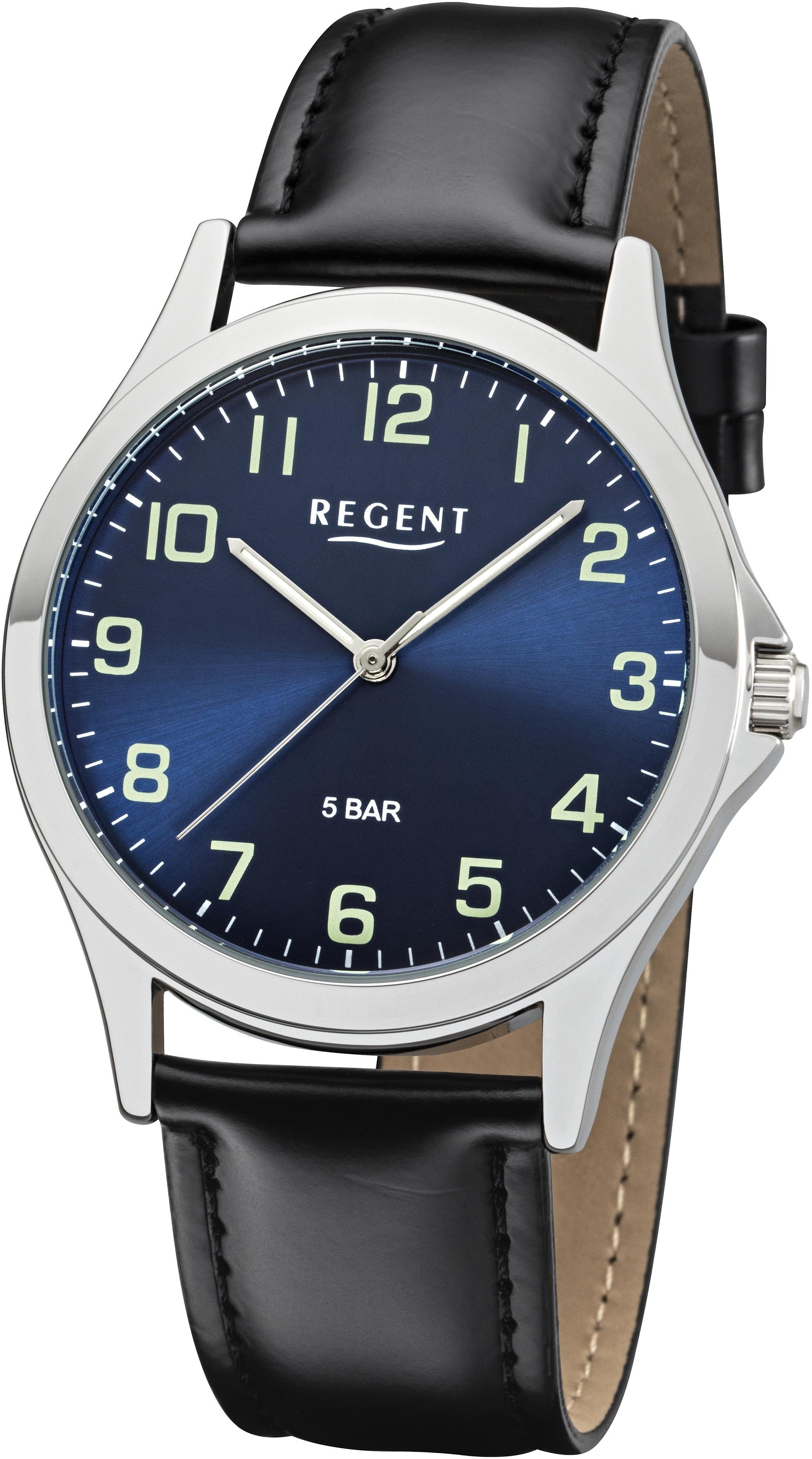 Regent Quarzuhr Regent Herrenuhr W-0002