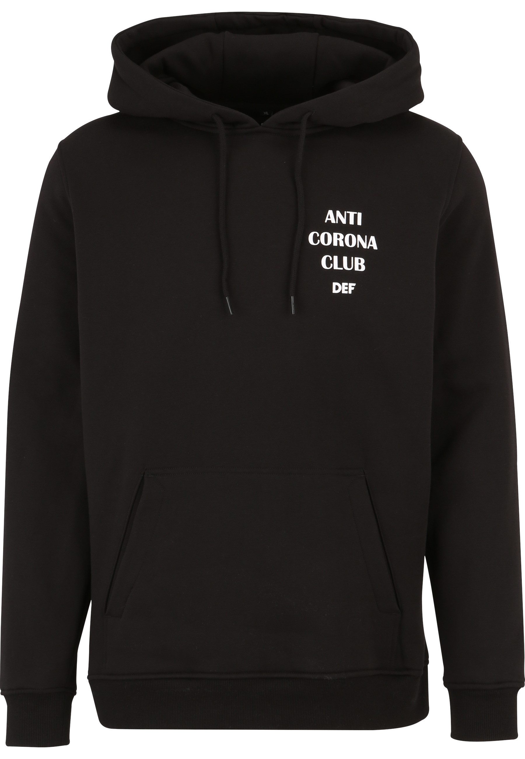 DEF Rundhalspullover DEF Herren Anti Corona Hoody (1-tlg)