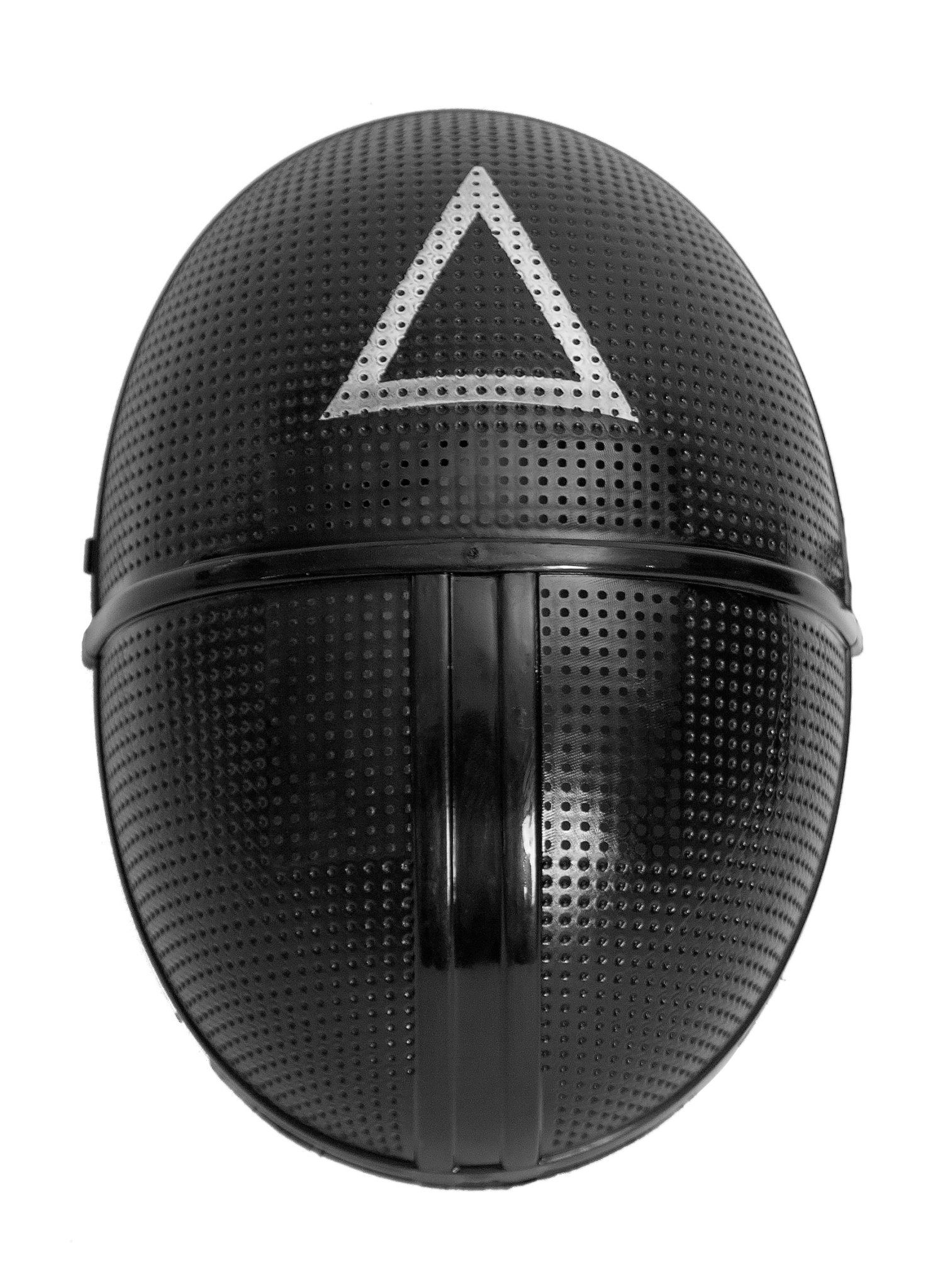 Maskworld Verkleidungsmaske Korean Game Dreieck Horror Halloween Maske Kinder, Filmmaske für Kinder in Anlehnung an die koreanische Serie