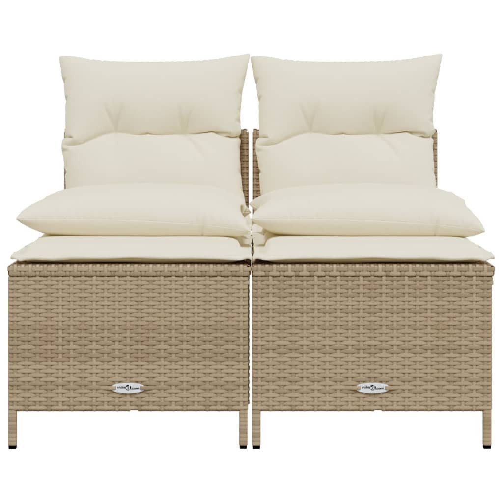 vidaXL Gartenlounge-Set 4-tlg. Garten-Sofagarnitur mit Kissen günstig online kaufen
