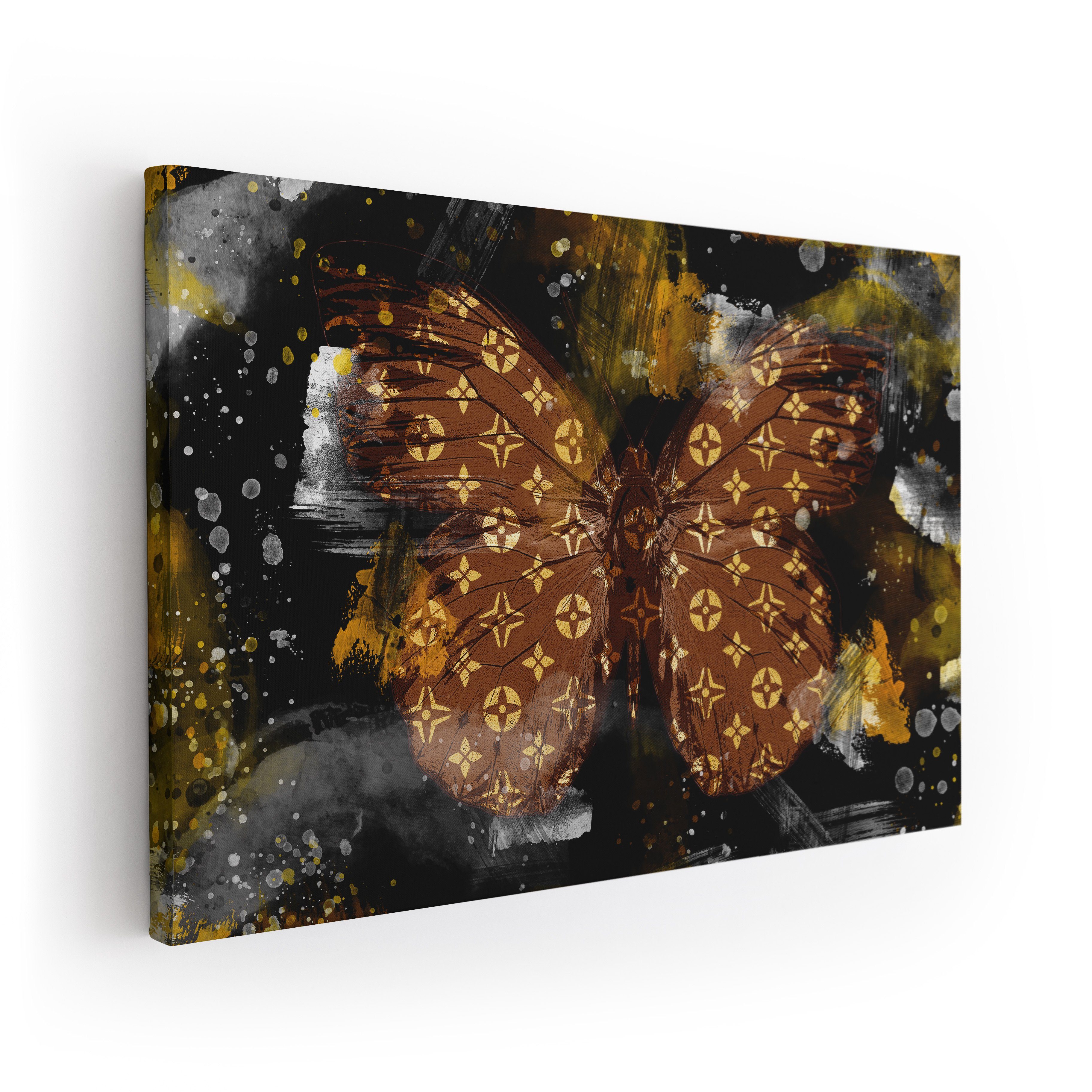 Wall Canva SCHMETTERLING, als Poster Wandbilder verschiedenen Leinwand & gerahmte XXL-Wandbild in ArtMind Premium Art, Bild, Größen,