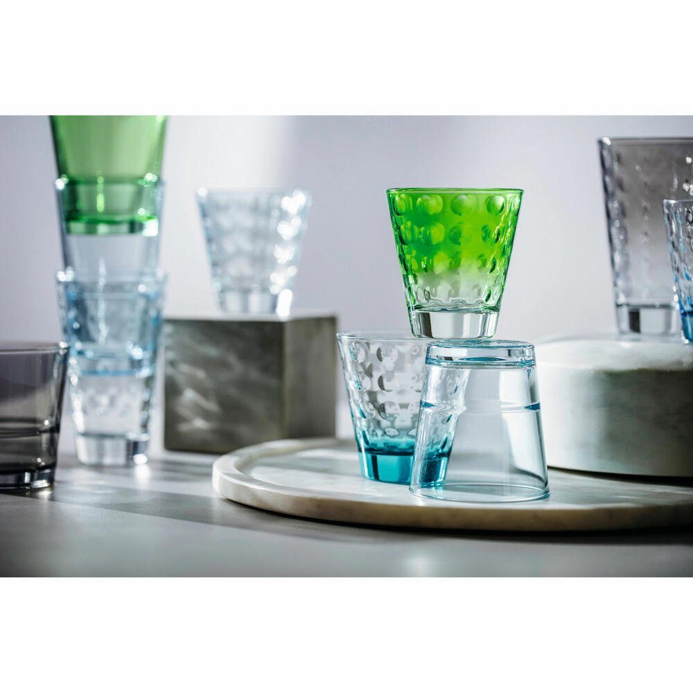 LEONARDO Glas Optic hellgrün 215 ml, Glas