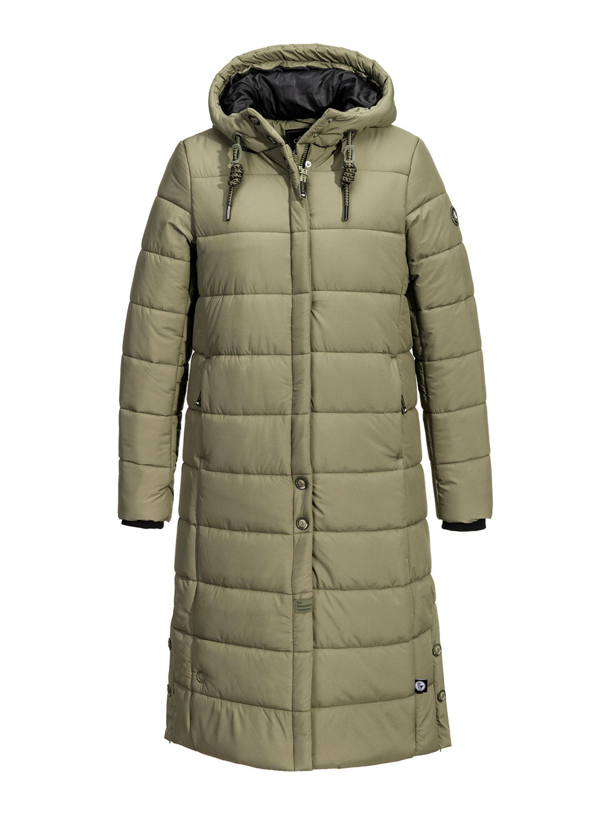 Schietwetter Steppmantel Damen Winterjacke 