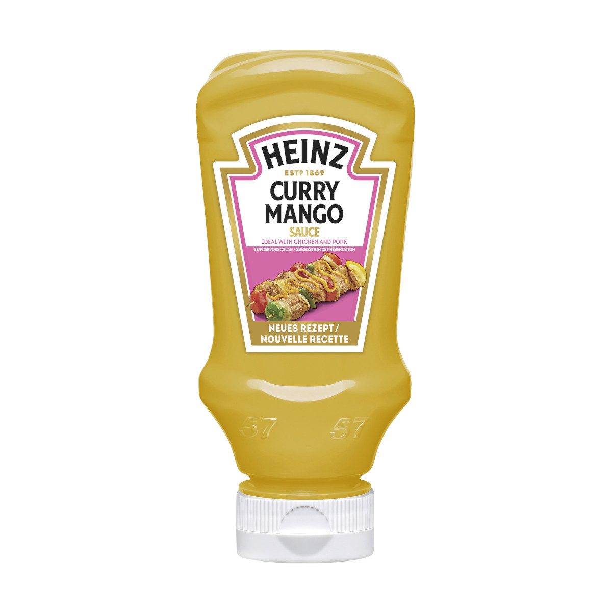 Heinz Saucen, Heinz Curry Mango Sauce fruchtige würzige cremige Sauce 220ml