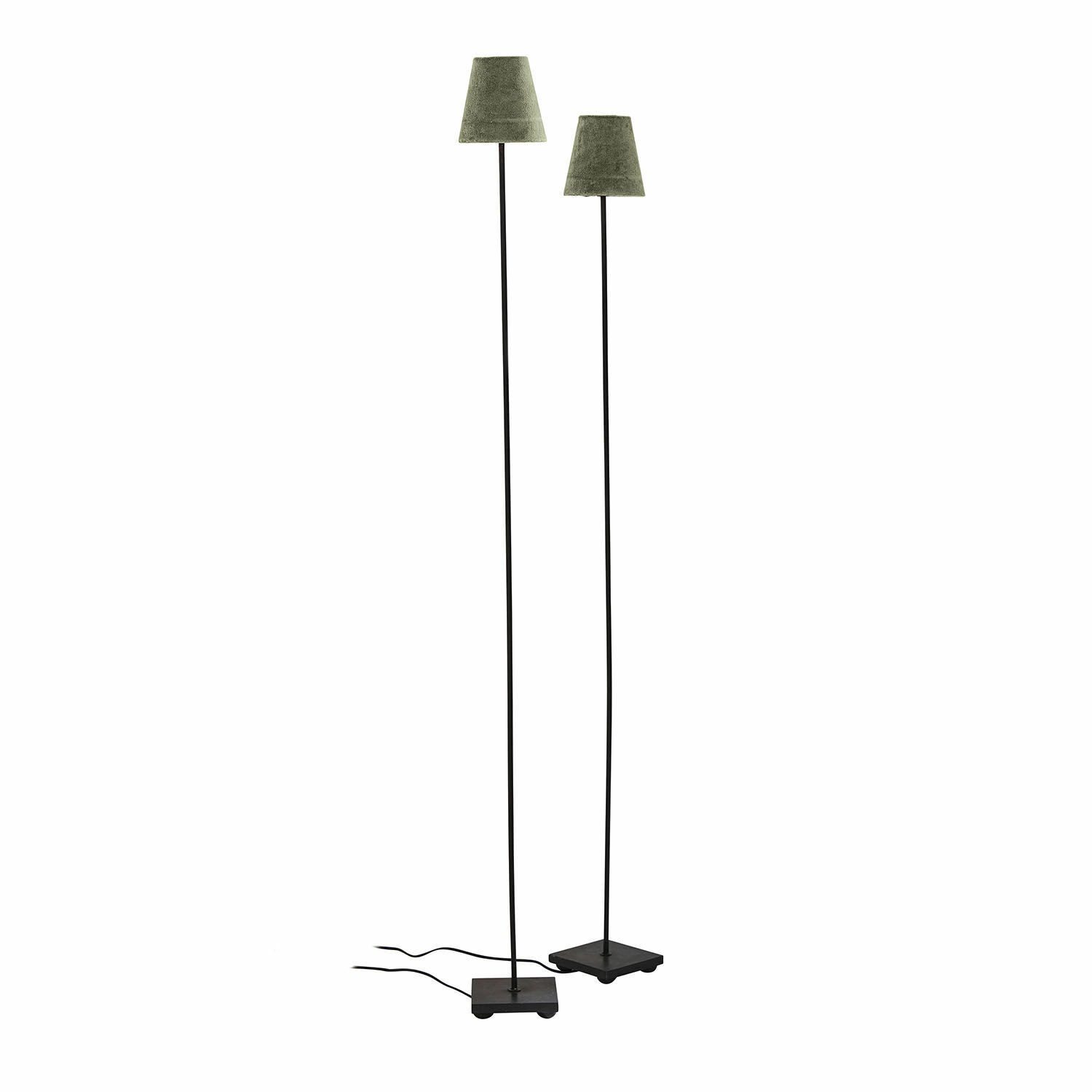 Mirabeau Stehlampe Stehlampe 2er Set Tacoma khaki/schwarz
