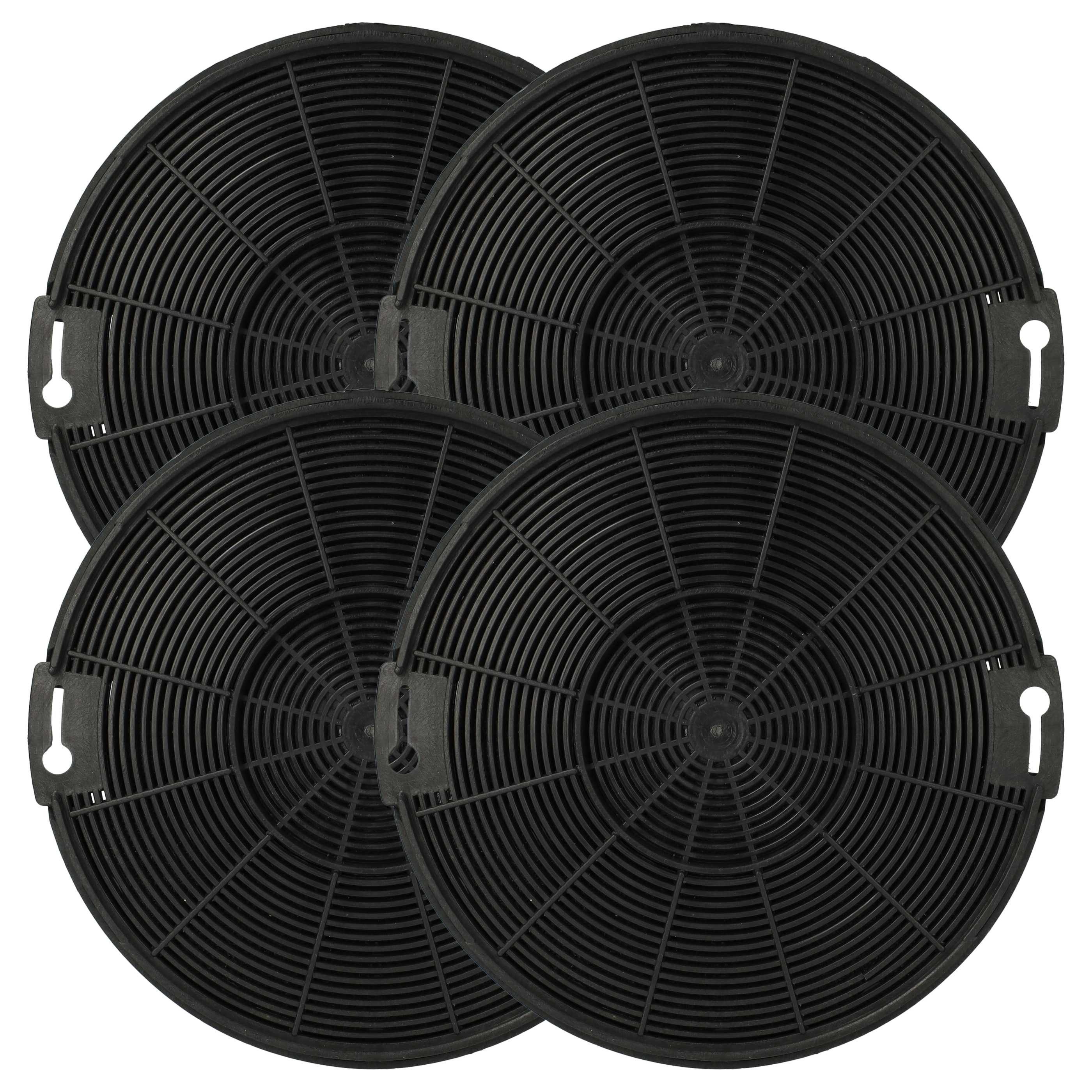 vhbw Aktivkohlefilter passend für Zanussi ZHP637X, ZHP615W, ZHP615X, ZHG713G, ZHG714G, Zubehör für Zanussi ZHP637X ZHP615W ZHP615X ZHG713G ZHG714G ZHG514G