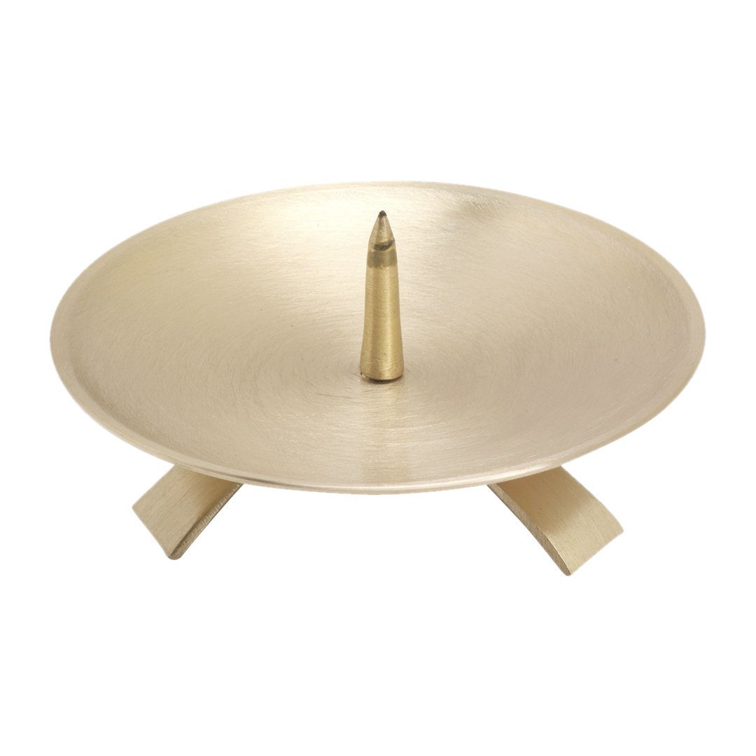 NKlaus Tischkerzenhalter Dreifußleuchter Ø13cm mit Dorn günstig online kaufen