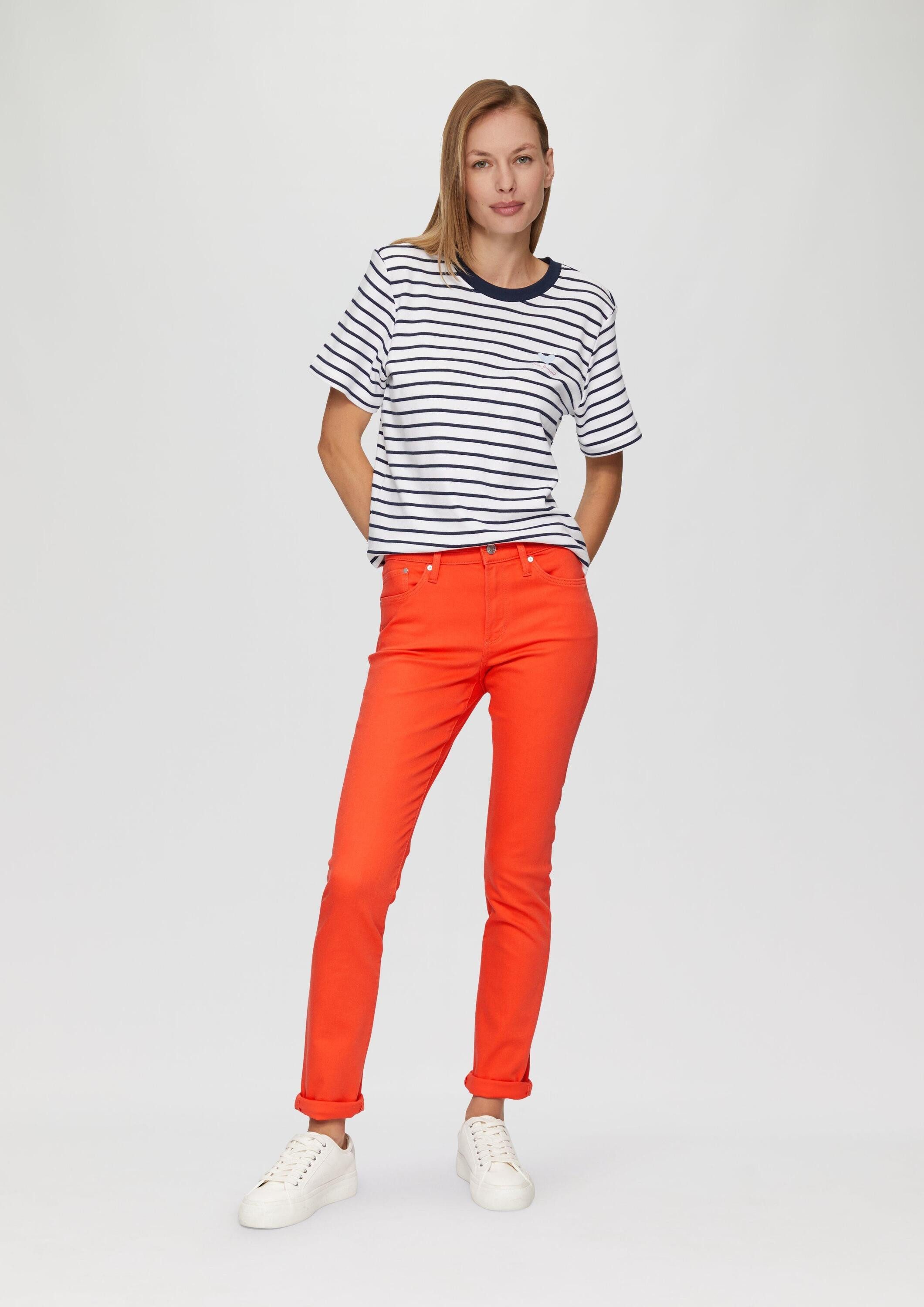 s.Oliver Slim-fit-Jeans Jeans-Hose BETSY Jeans / Slim Fit / Mid Rise / Slim Leg