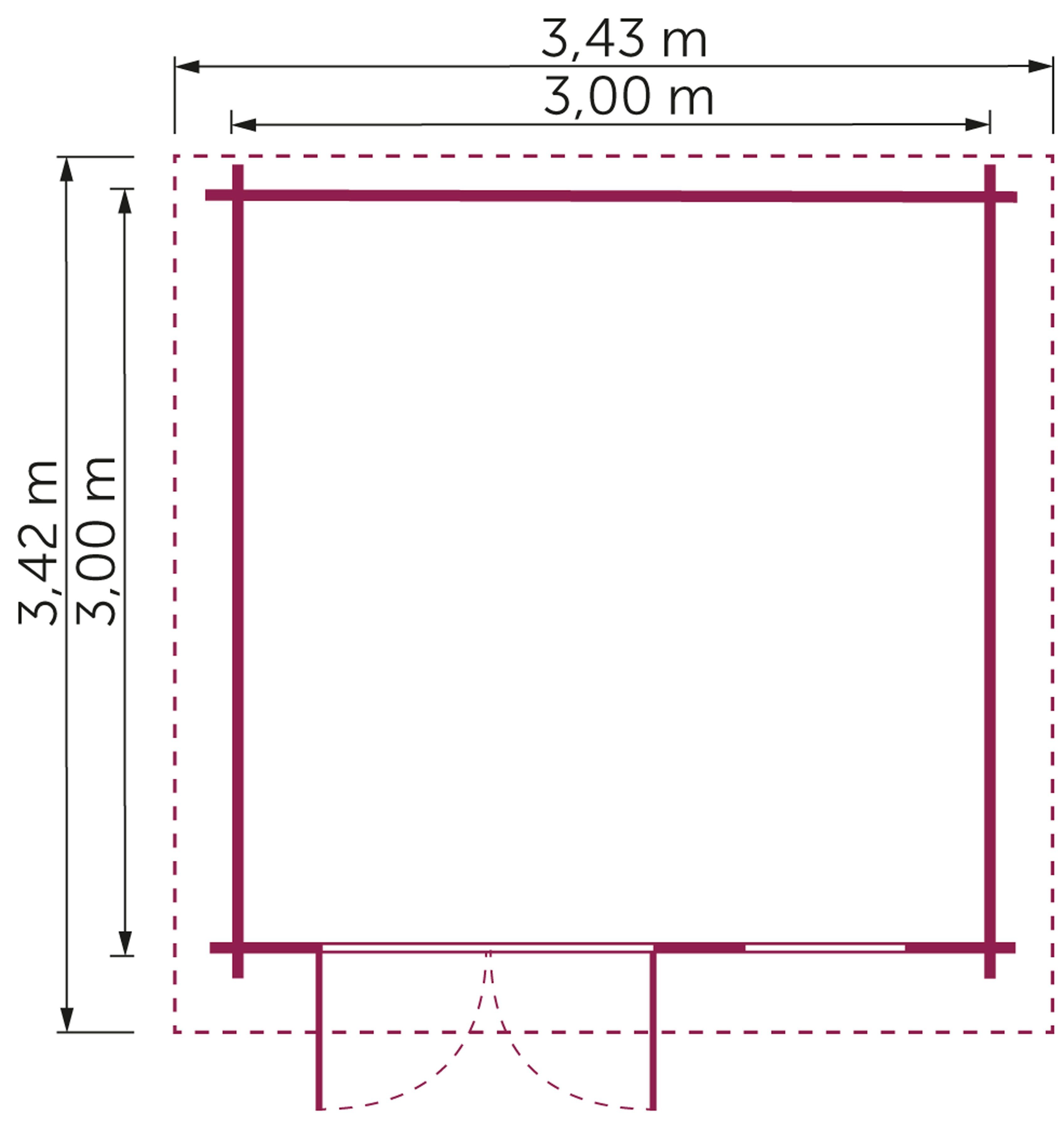 KONIFERA Gartenhaus "Sirius" Inklusive Fußboden günstig online kaufen