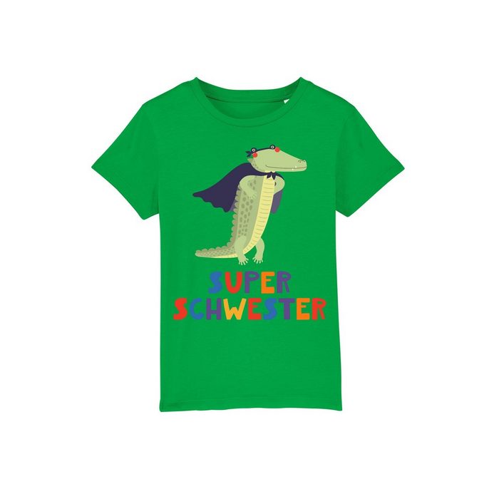wat? Apparel Print-Shirt Krokodil Superschwester (1-tlg)