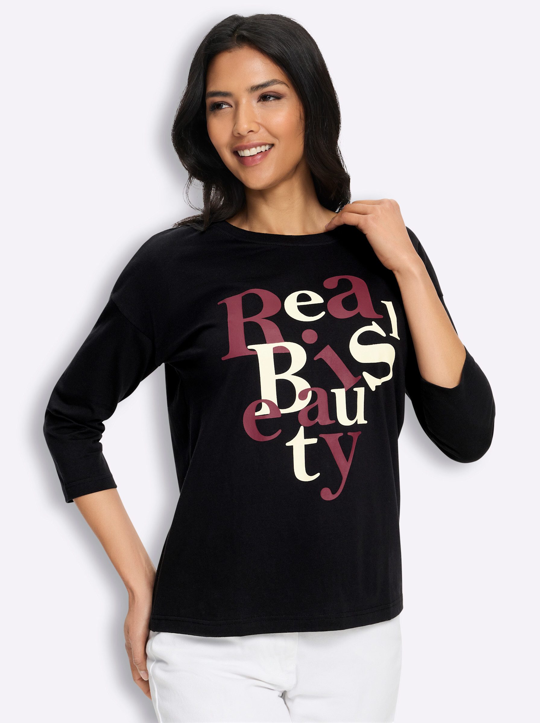 T-Shirt 3/4-Arm-Shirt 3/4-Arm