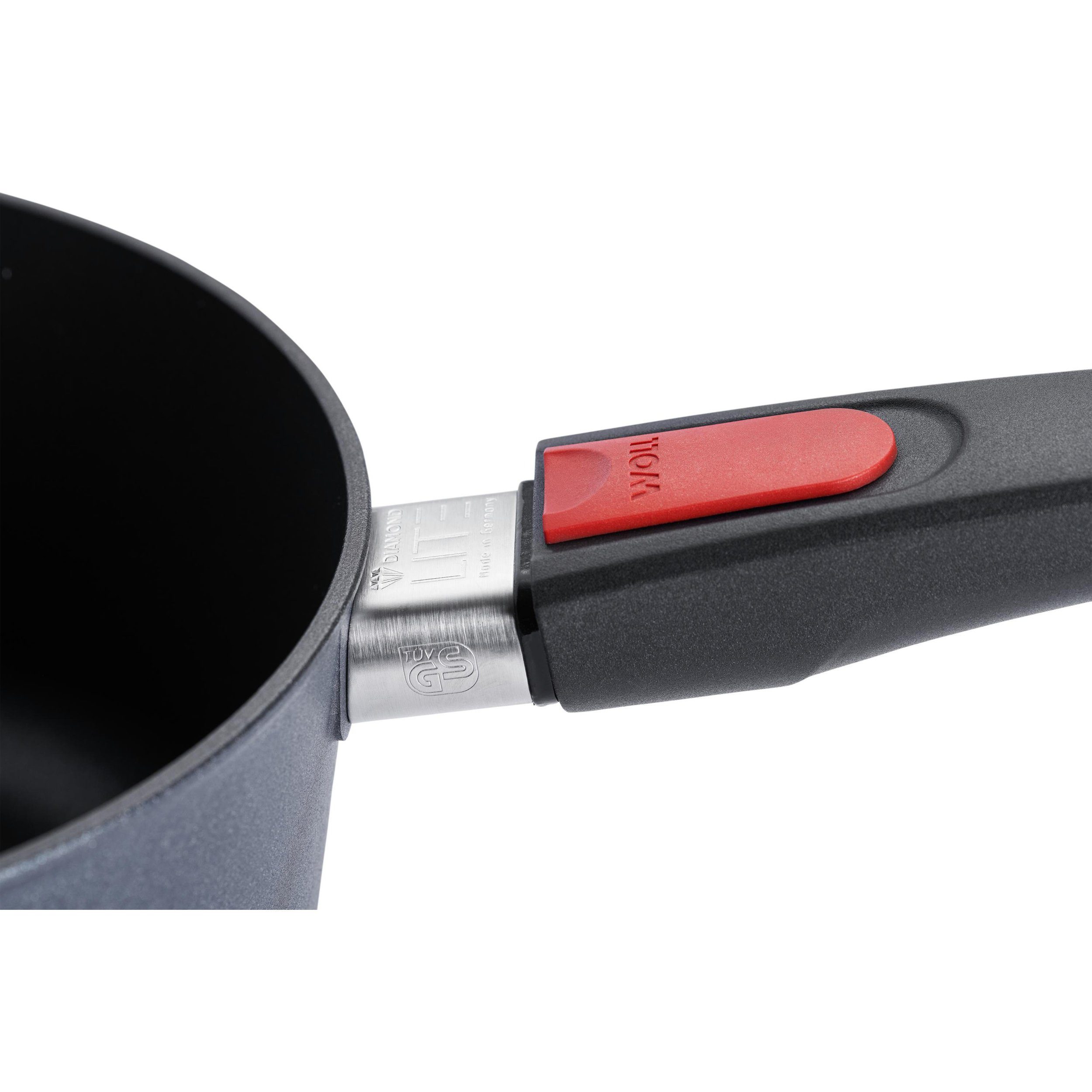 WOLL Kochtopf Guss-Stieltopf Diamond Lite 18 cm, Aluminiumguss, Induktionsgeeignet – Bild 4 von 5