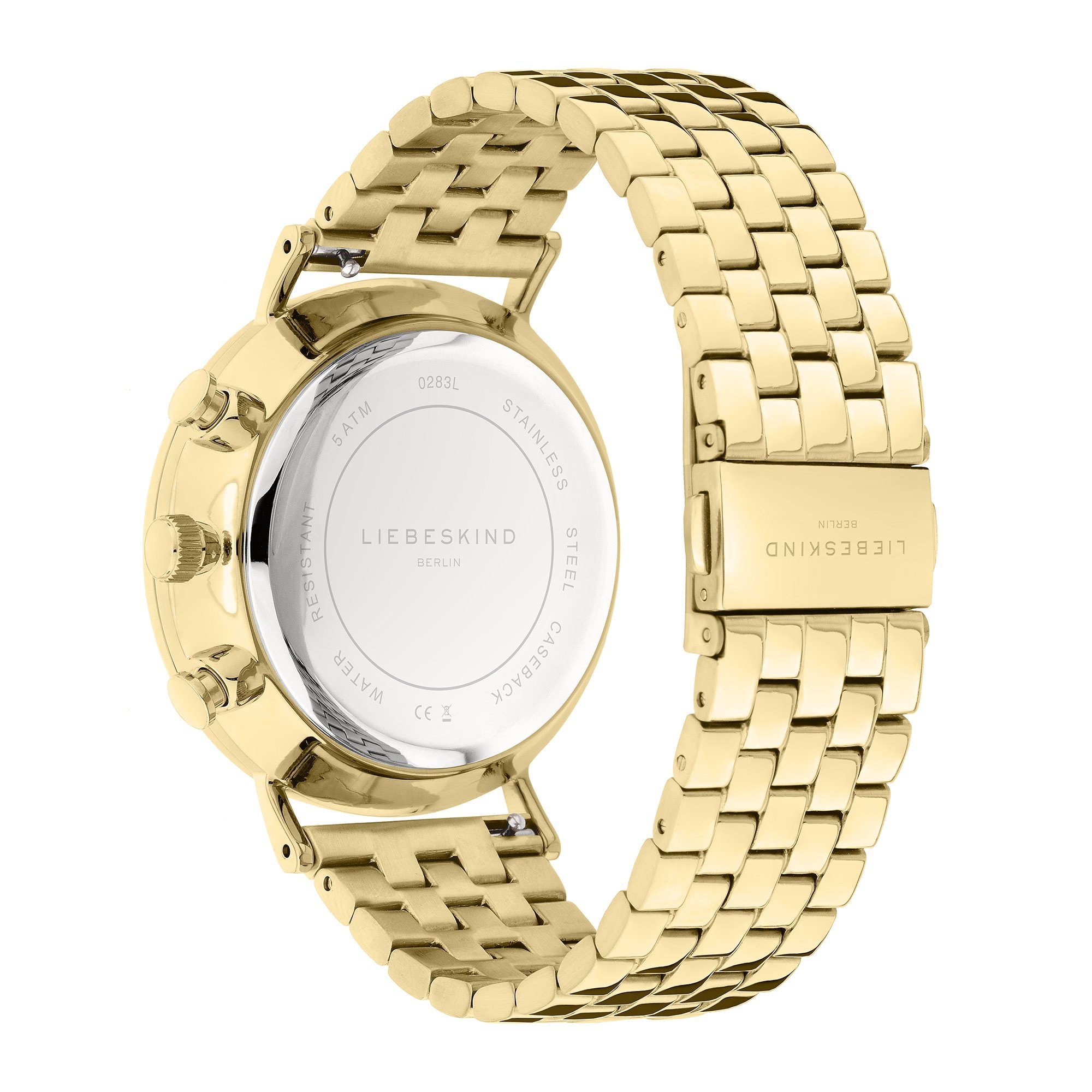 Chronograph gold Berlin Armbanduhr Liebeskind