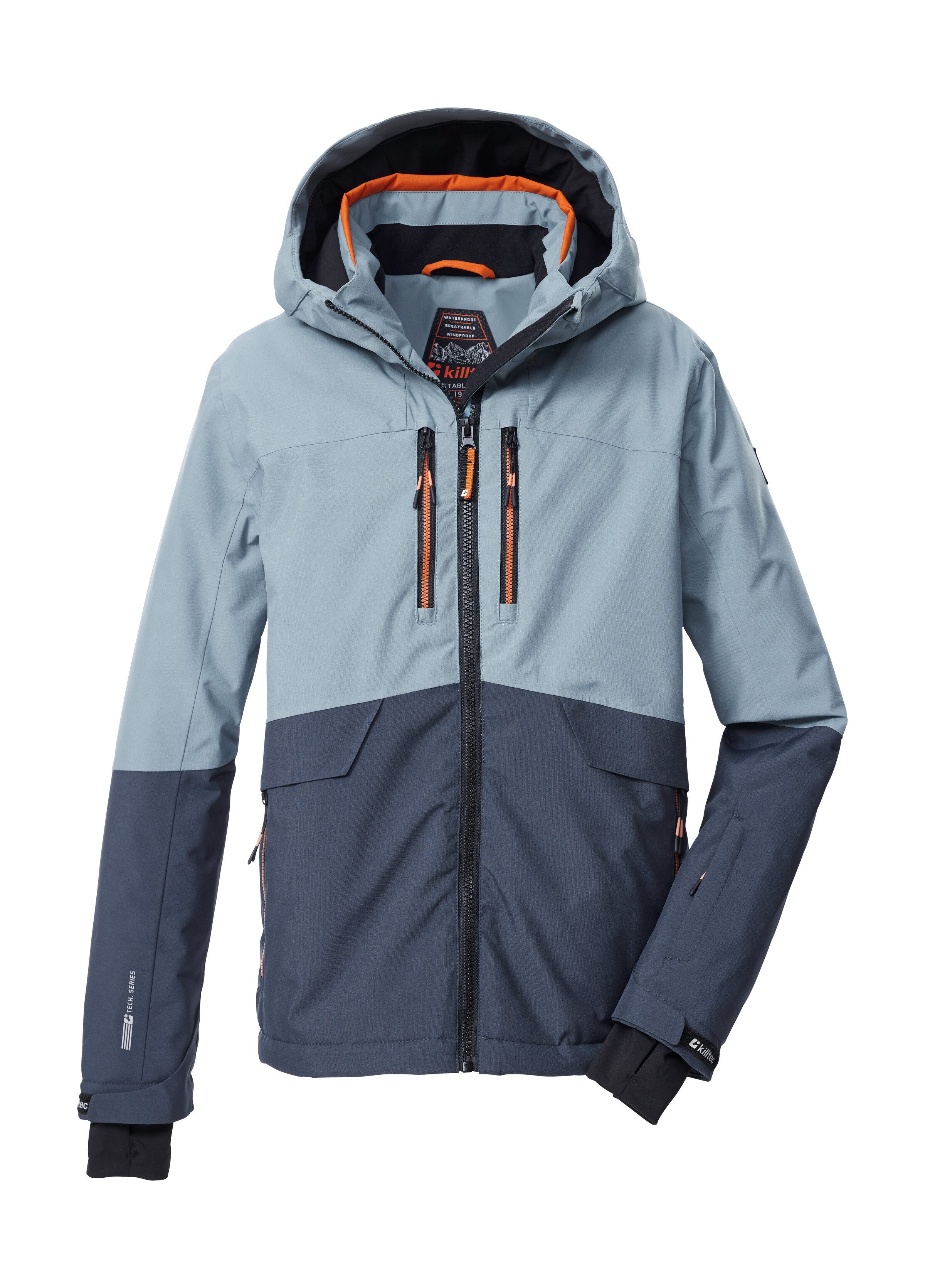 Killtec Skijacke KSW 201 BYS SKI JCKT Stylische, wasser- und winddichte Skijacke mit reflektierenden Details