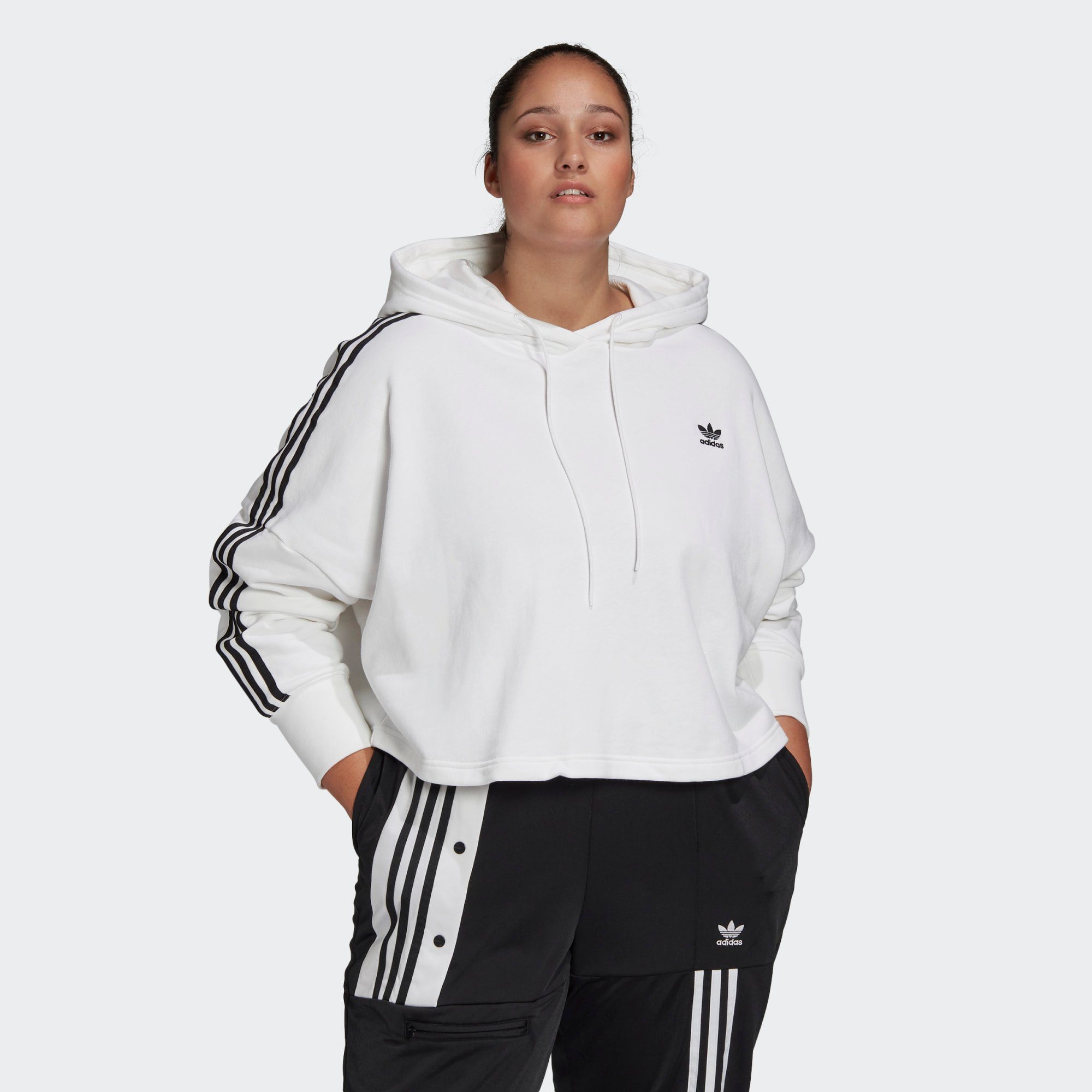 adidas Originals Kapuzenpullover »Cropped Hoodie - Große ...
