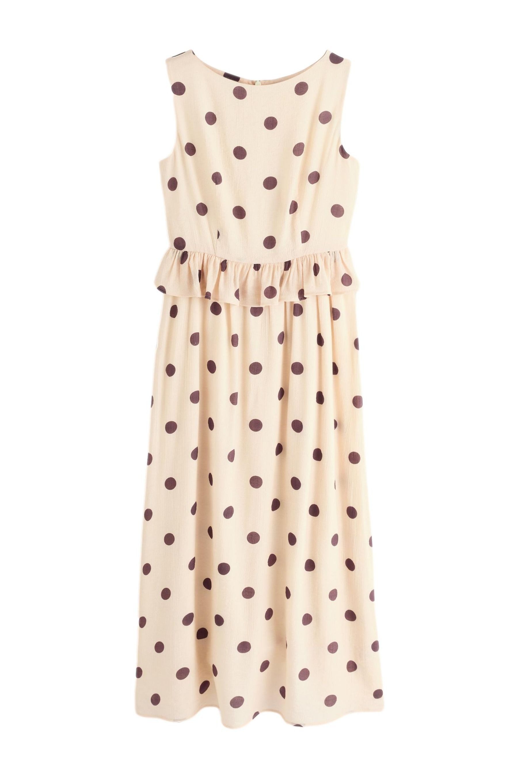 LAURA ASHLEY Midikleid Laura Ashley 2-in-1-Midikleid mit Pünktchen (1-tlg)