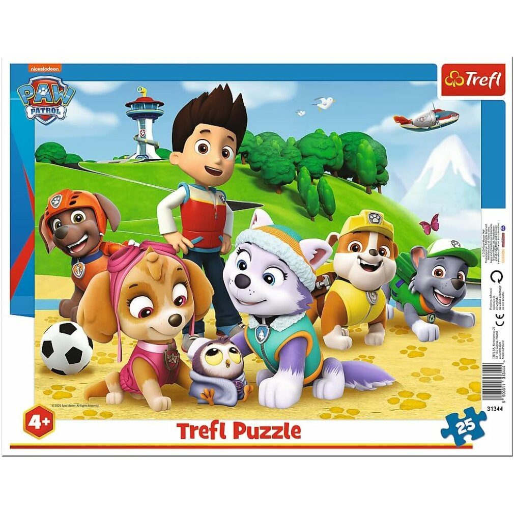 Trefl Puzzle Puzzle Paw Patrol 25 Teile, Puzzleteile