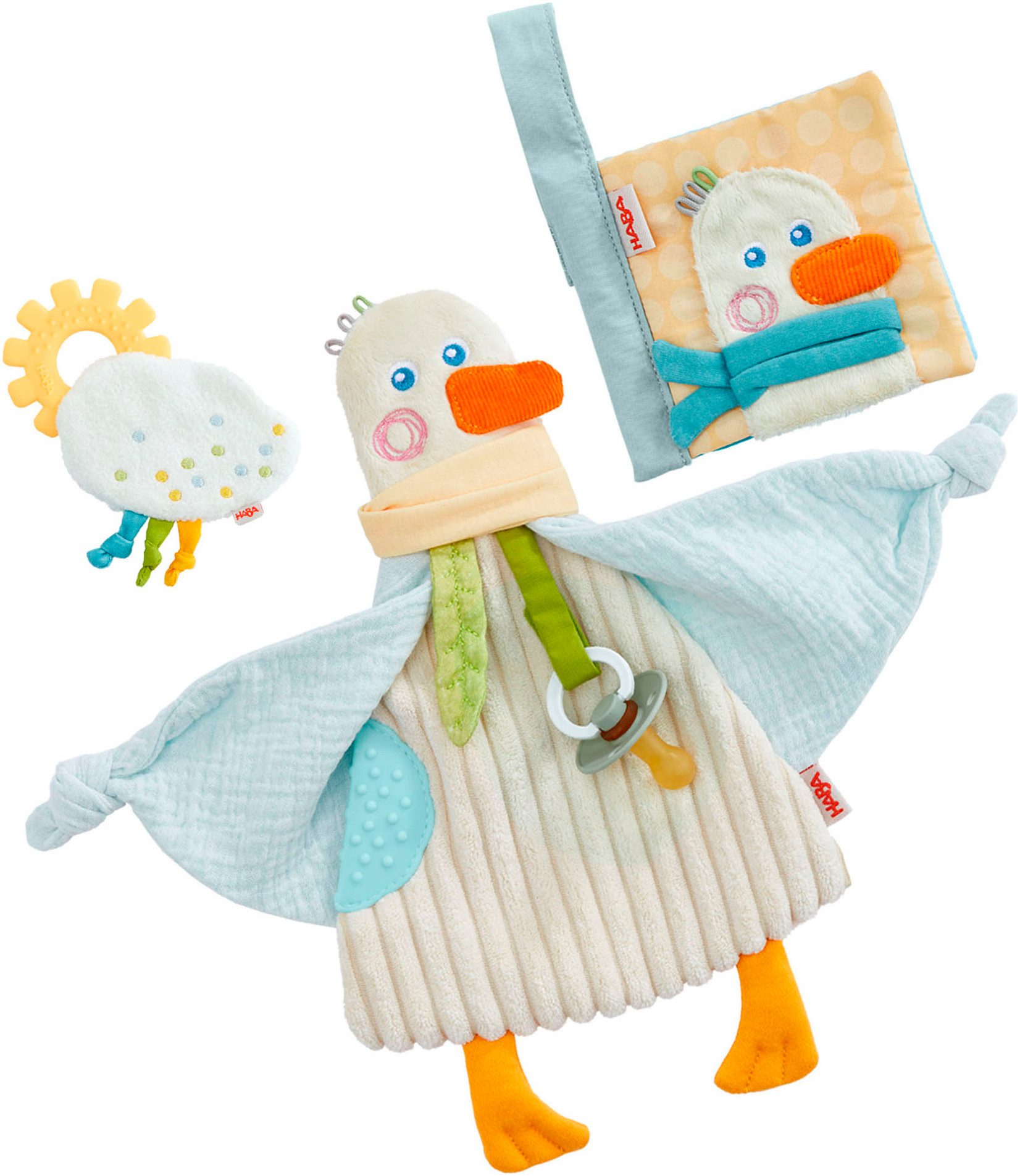 Haba Greifspielzeug Baby-Spiel-Set Gans, 3-in-1 (3-tlg) günstig online kaufen