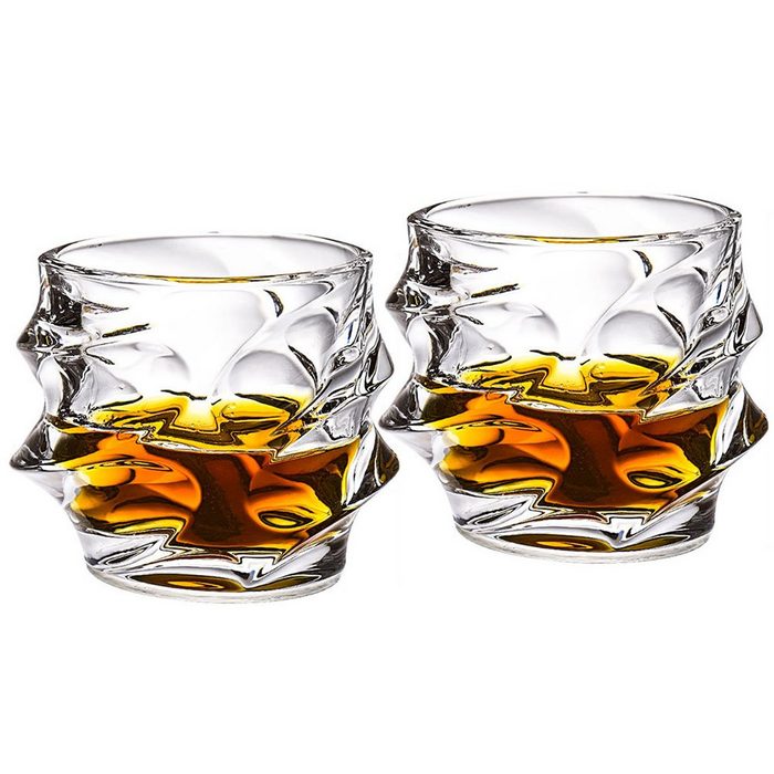 ErbseT Whiskyglas Whiskey Gläser 2er Set Felsen Gläser Premium Scotch Gläser