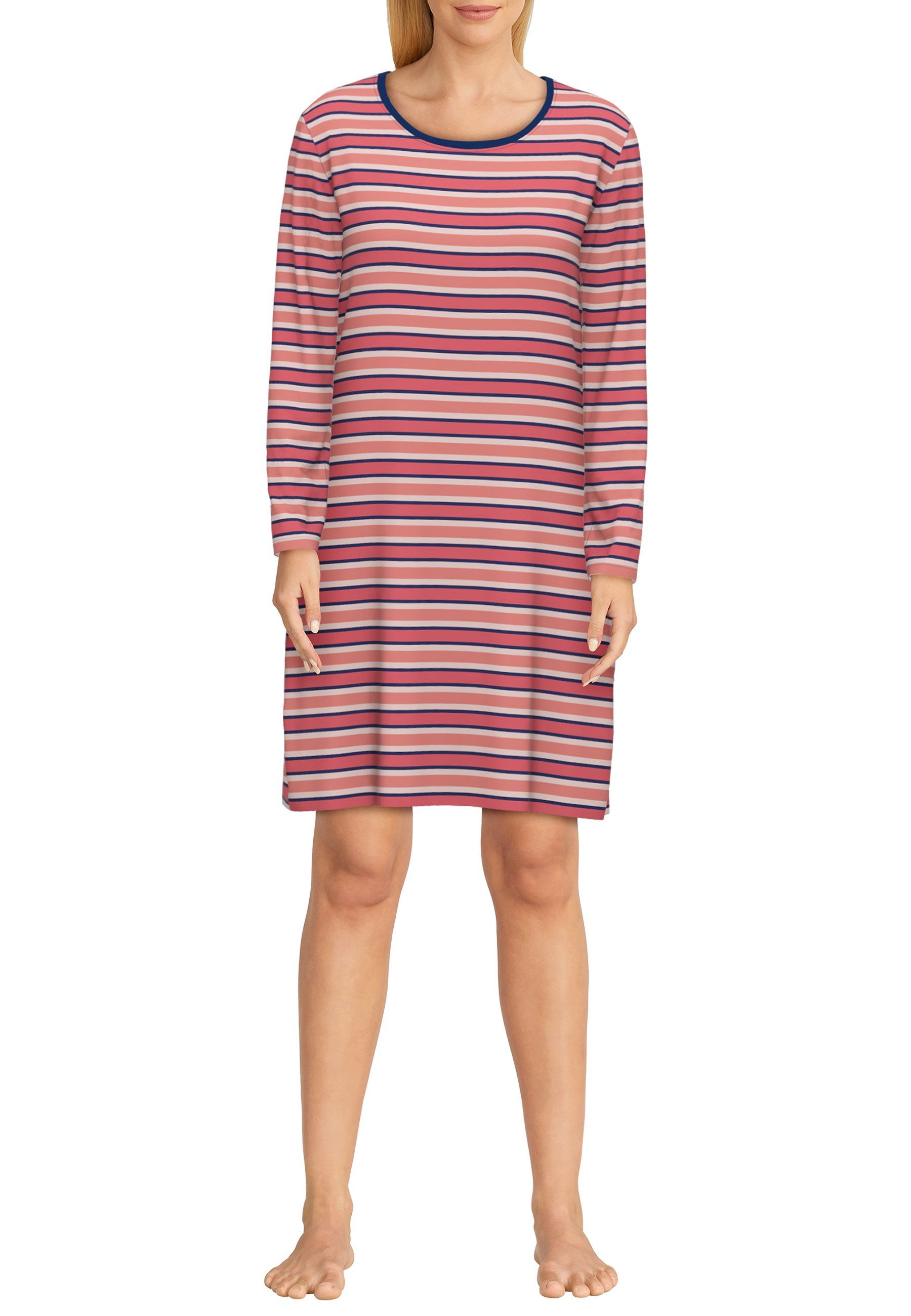 GÖTZBURG Nachthemd GÖTZBURG Damen Nachthemd rot quergestreift (1-tlg) günstig online kaufen